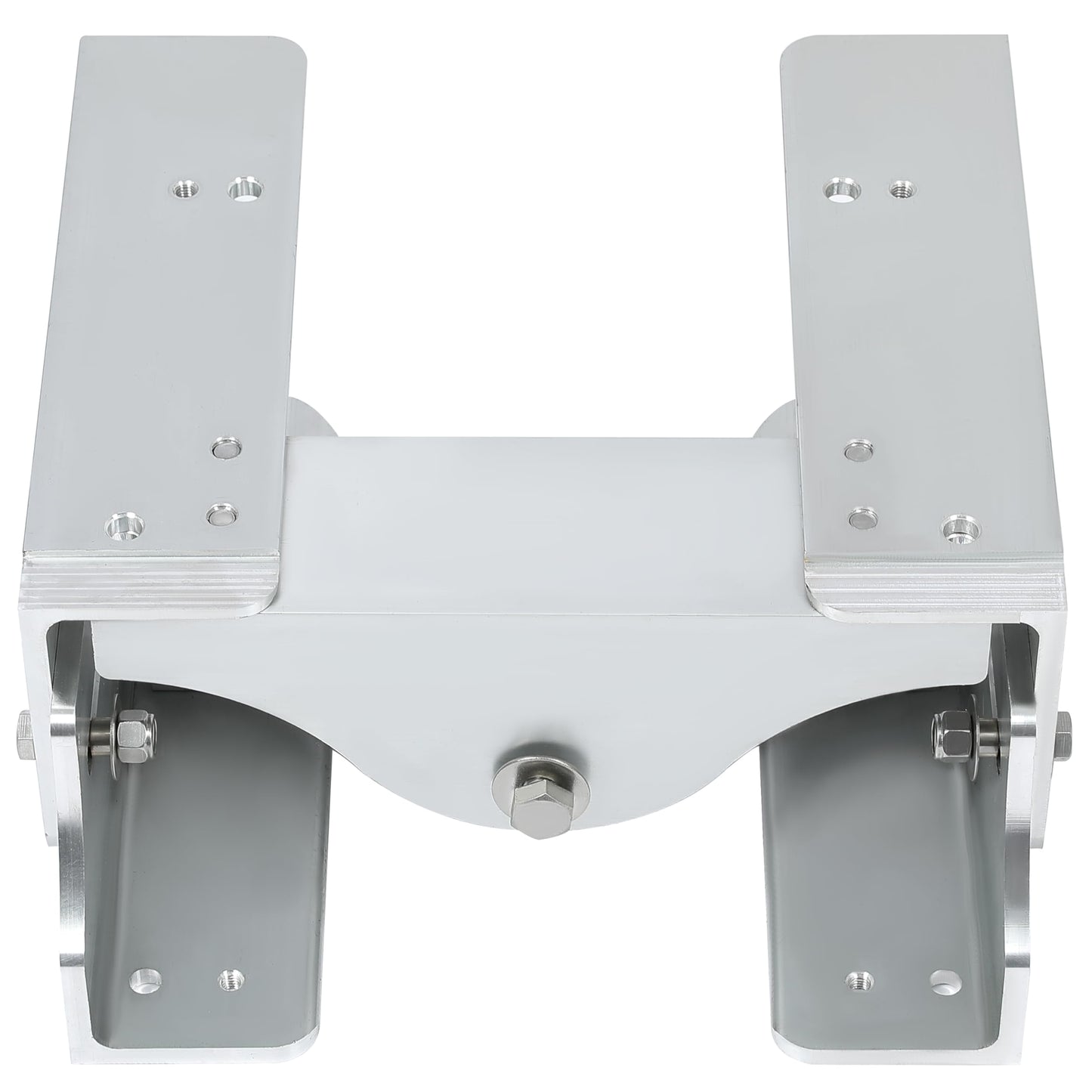 ECOTRIC 8'' Jack Plate Adjustable Outboard Motor Boat Power-Lift Manual Jack Plate Aluminum for Boat Steering System 40-225 Horsepower Engine