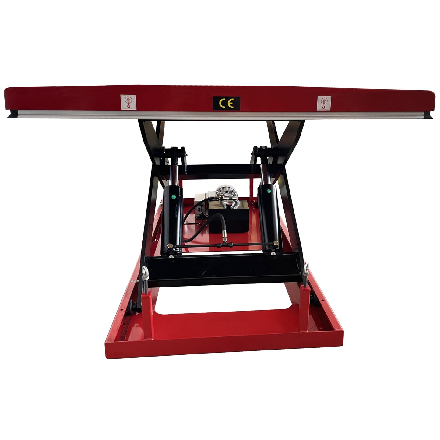 PAKE Electric Hydraulic Scissor Lift Table, 5,000 lb. Capacity, 72" x 48" Platform, 36.25" Lifting Height