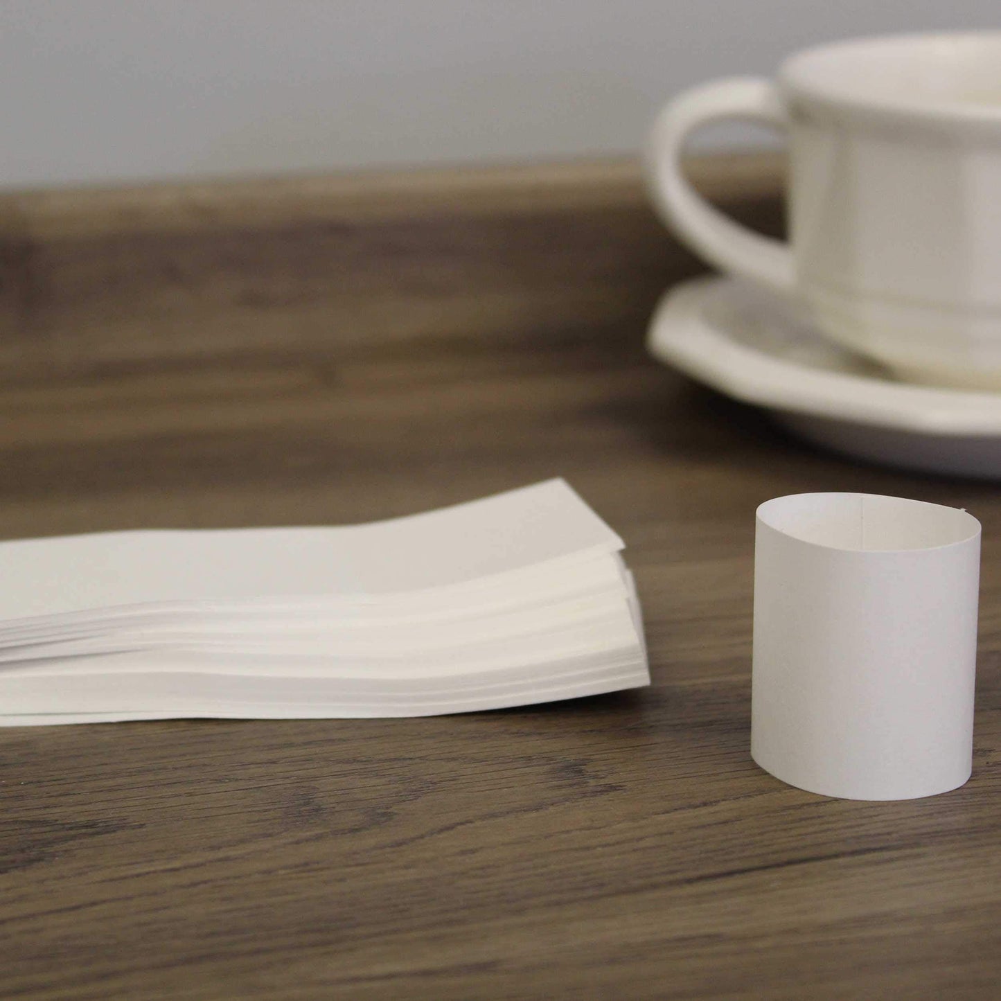 RayLynn Products, Pack of 10,000 White Premium Napkin Bands, Self-Adhesive 1.5" x 4.25"…