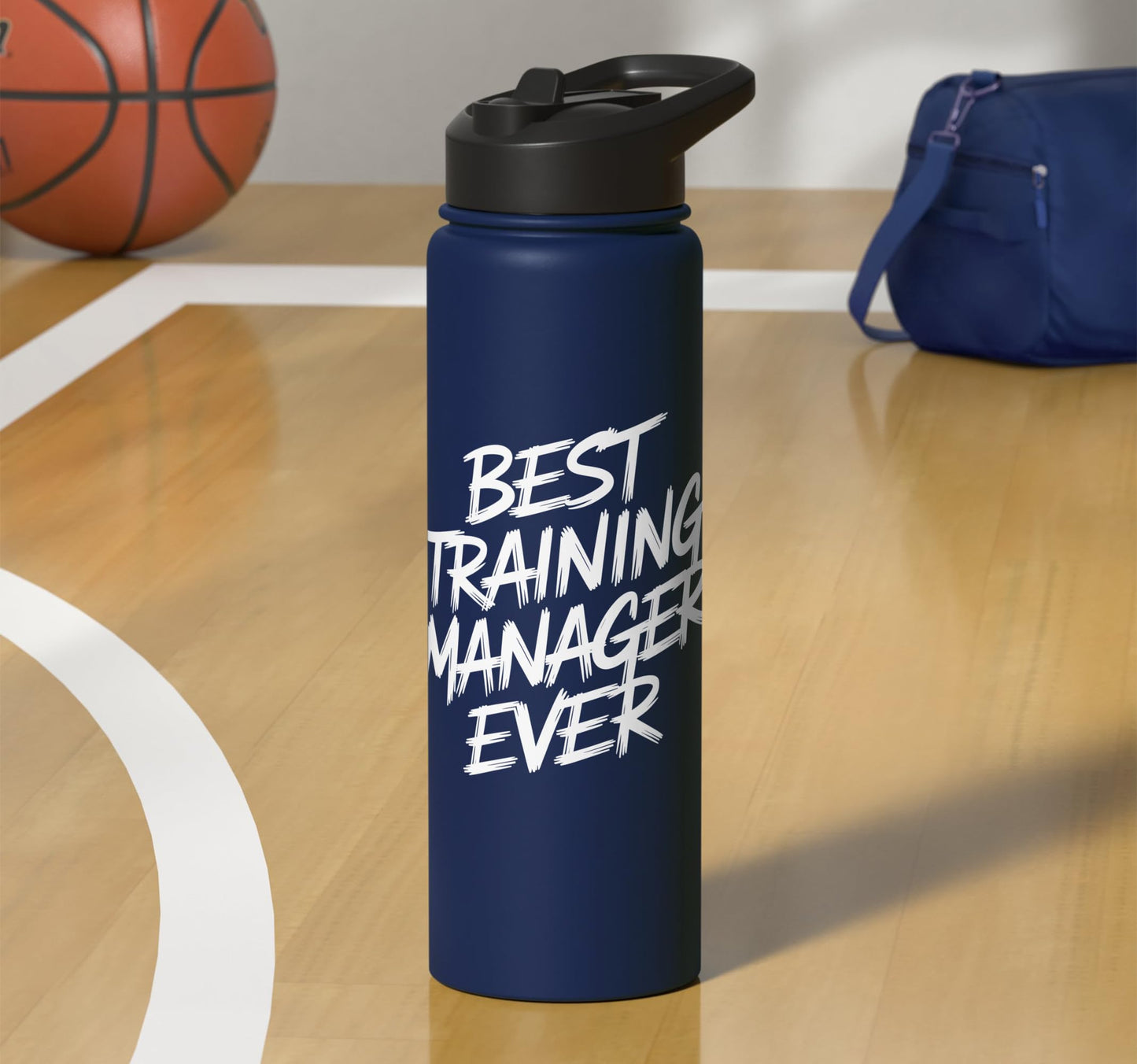 Best Training Manager Ever Funny Training Manager Stainless Steel Insulated Water Bottle