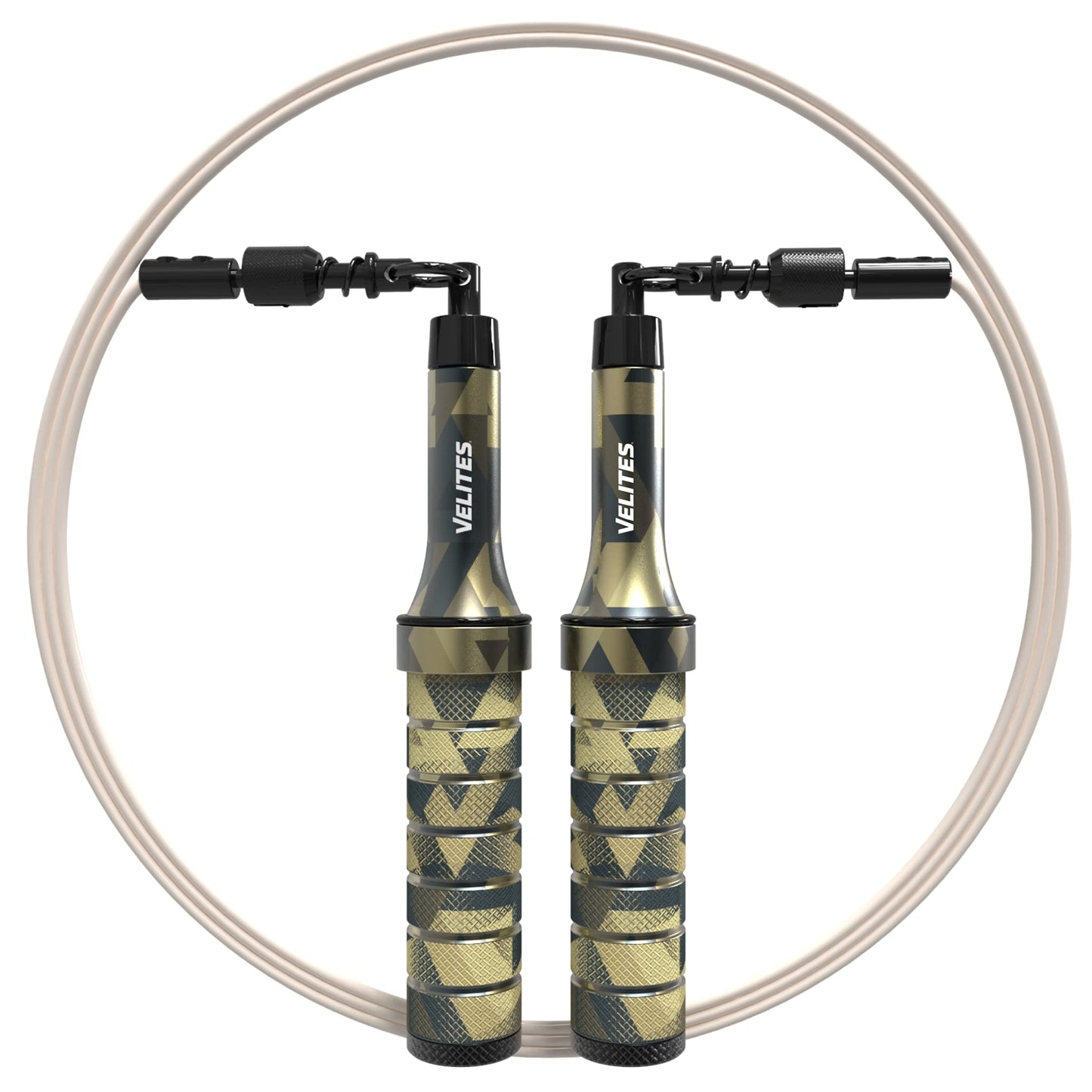 Velites - Earth 2.0 Jump Rope - Official CrossFit® Games Rope - Professional Aluminum Speed Rope for Double Unders, Fitness & Boxing - Includes 4mm Cable & Carrying Bag - Kamo