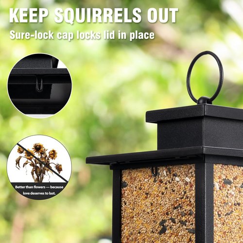 Memorial Cardinal Bird Feeder - Thoughtful Sympathy Gift for Loss of Loved One | Bereavement Remembrance