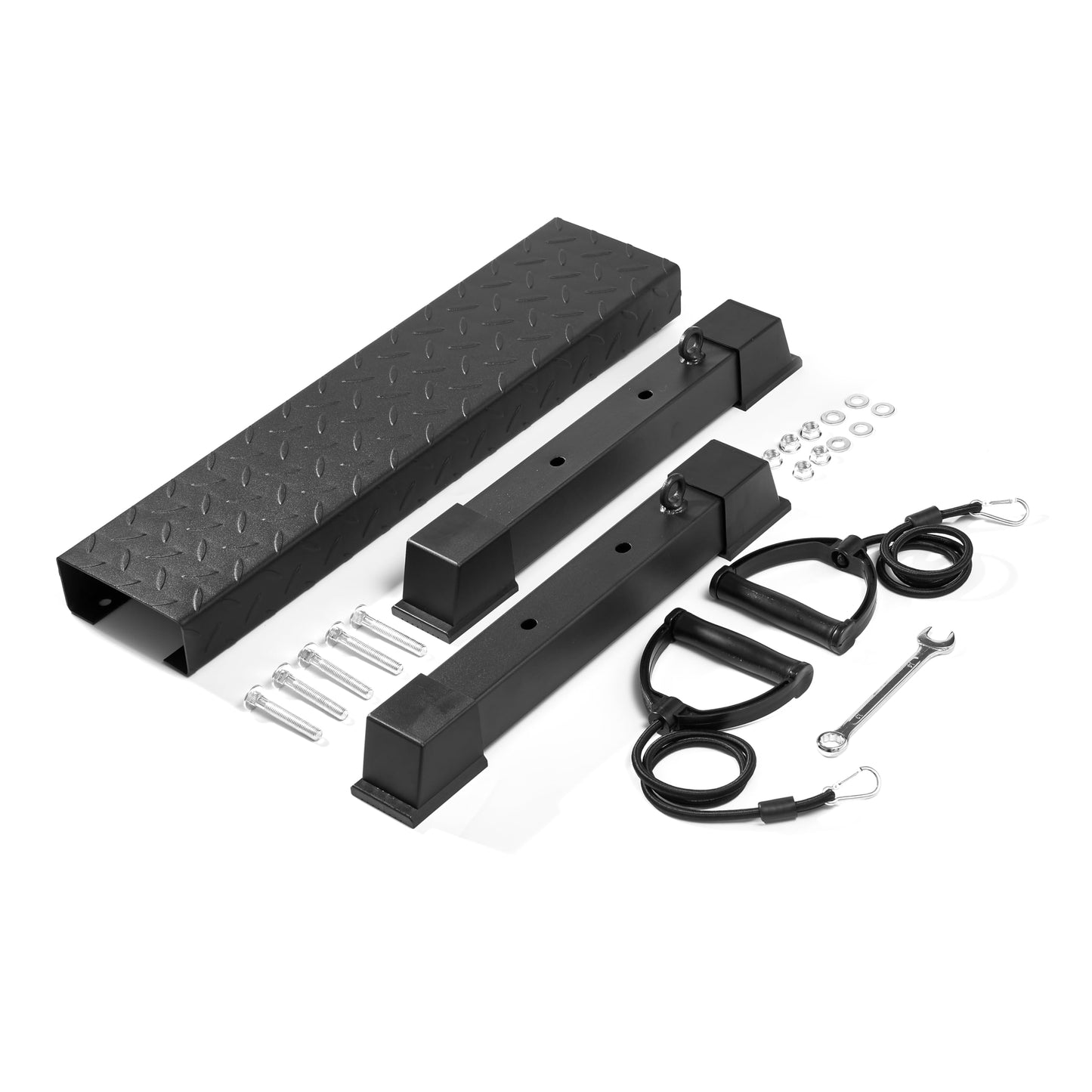 Steel Calf Raise Block – Heavy Duty Calf Stretch Platform for Seated & Standing Calf Raises, Calf Extension, Dumbbell Calf Raise & Leg Strength Training Equipment for Home Gym (4.6)