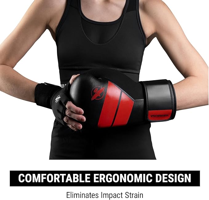 Hayabusa S4 PU Leather Boxing Gloves for Men, Women & Kids, 10oz, 12oz, 14oz, 16oz, Training, Sparring, Kickboxing, Fighting Sports, Taekwondo, MMA, Muay Thai & Arts