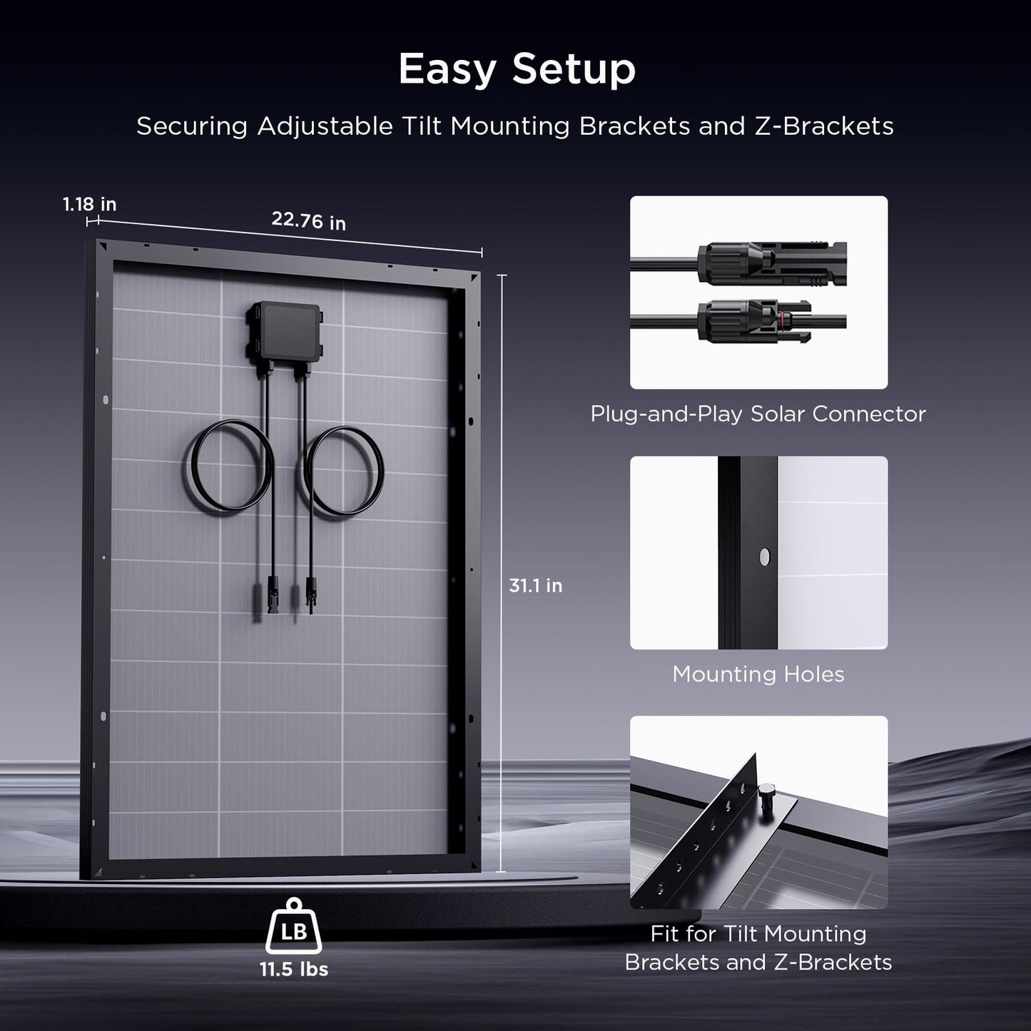Callsun N-Type 16BB 400 Watt Solar Panel, 4×100W Solar Panels, 25% High Efficiency Monocrystalline PV Modules, Compact Space-Saving for 12V/24V/48V Systems, RV, Rooftop, Off-Grid & Home Backup