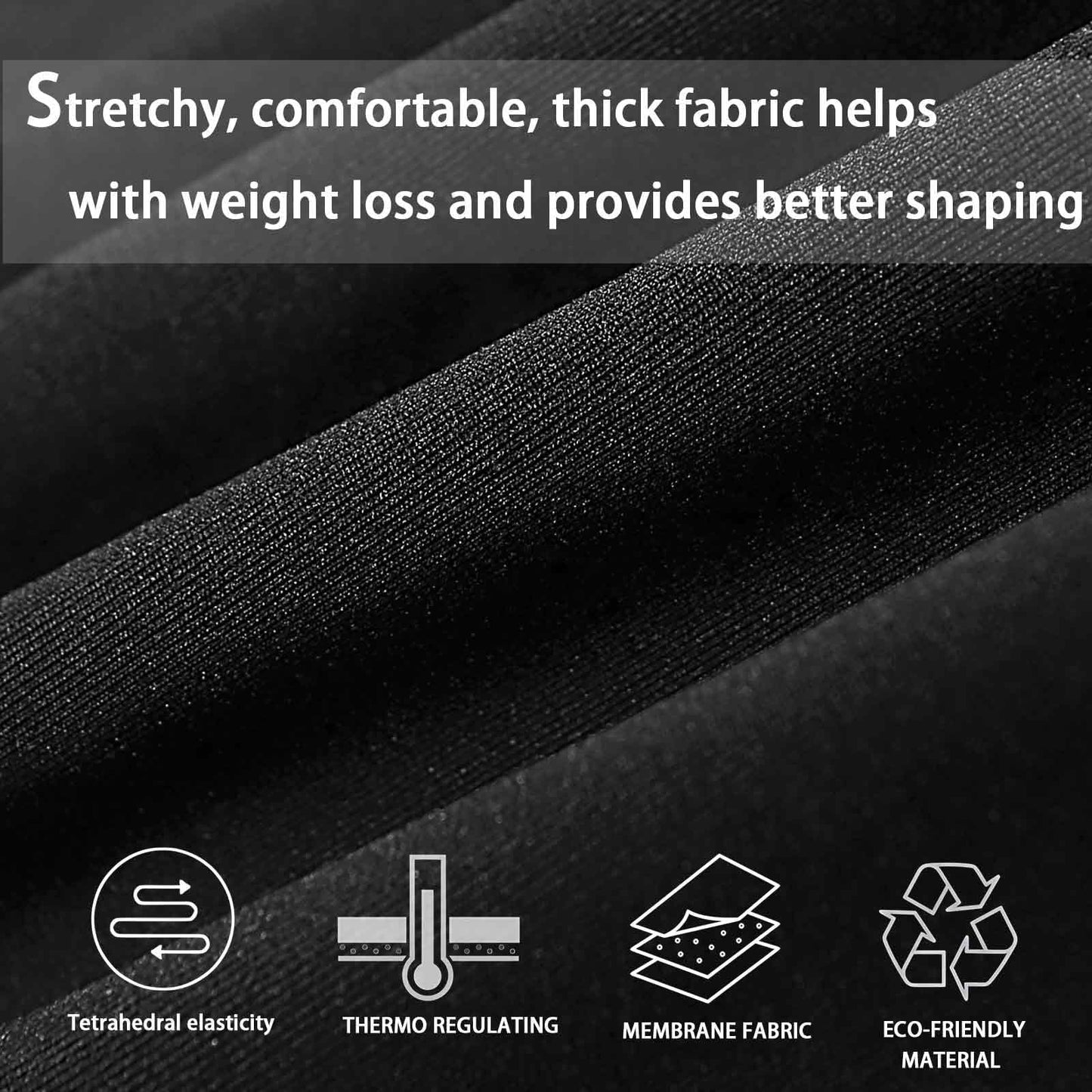 CEPORASK Sauna Suit For Women Weight Loss Full Body Workout Sweat Vest Waist Trainer Suana Suite Shirt Gym Slimming Shapewear (L)