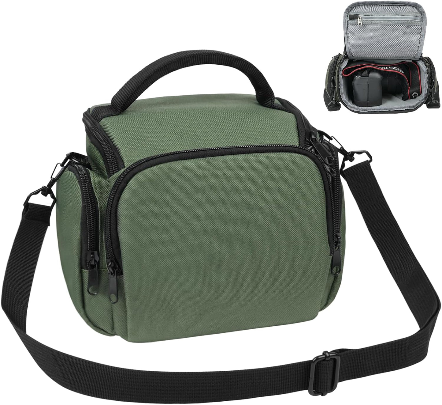 Ainiv Backpack, Backpacks DSLR Camera Bag, Waterproof Anti-Shock SLR Camera Case, Large Adjustable Shoulder Strap