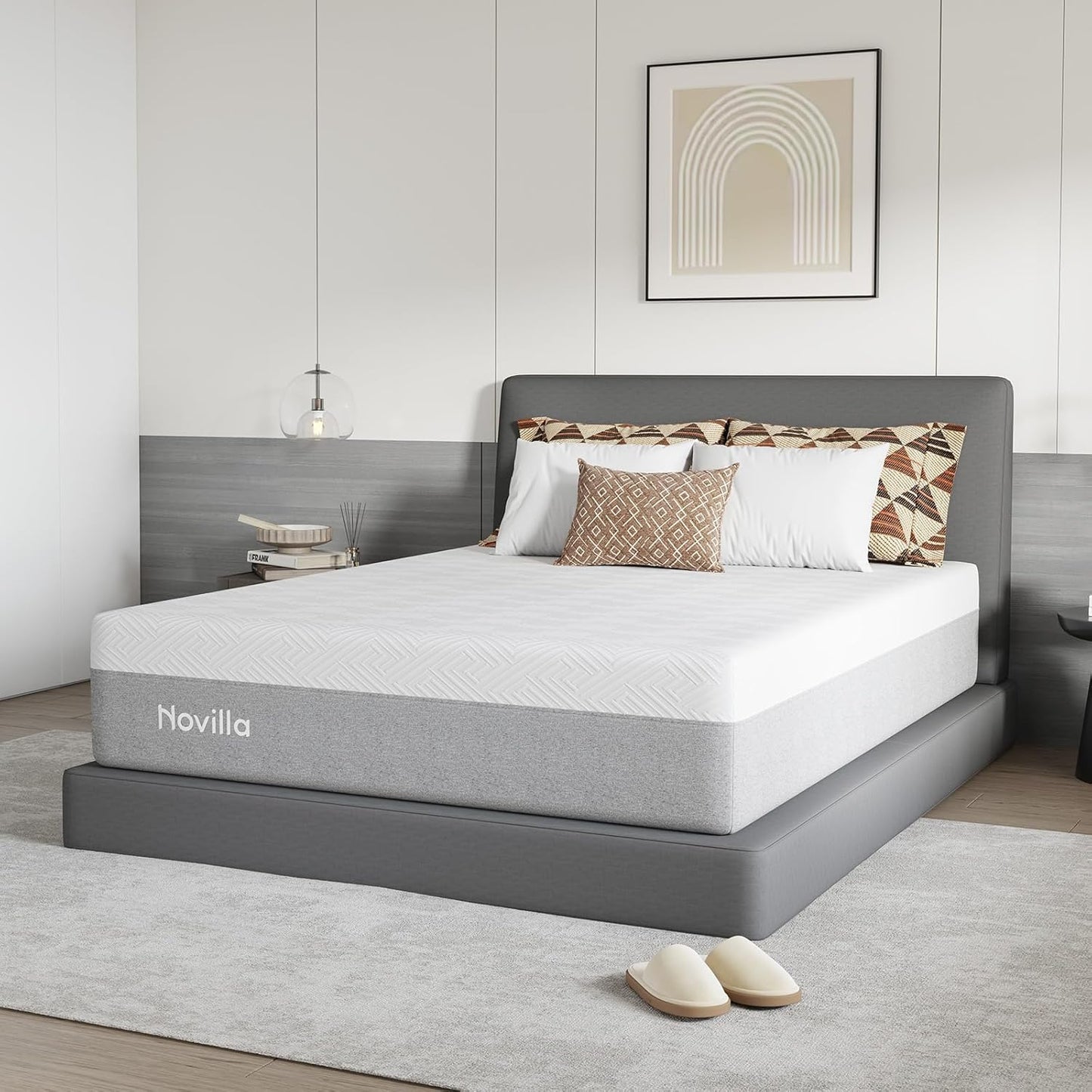 Novilla Mattress - 14 Inch Gel Memory Foam Full Size | Supportive, Pressure-Relieving Comfort