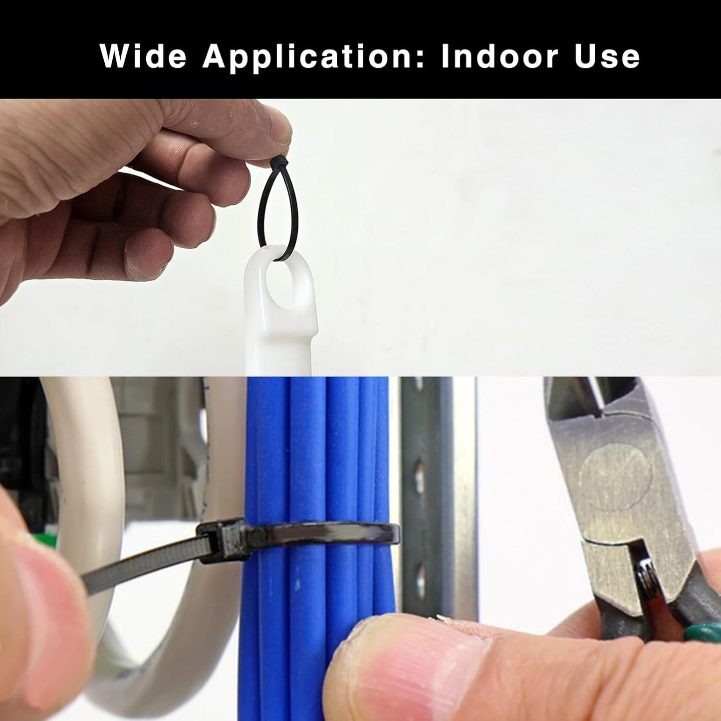 250PCS 4 Inch Cable Zip Ties, Multi-Purpose Nylon Zip Ties, Self Locking Cable Ties,Self-Locking Wire Ties used