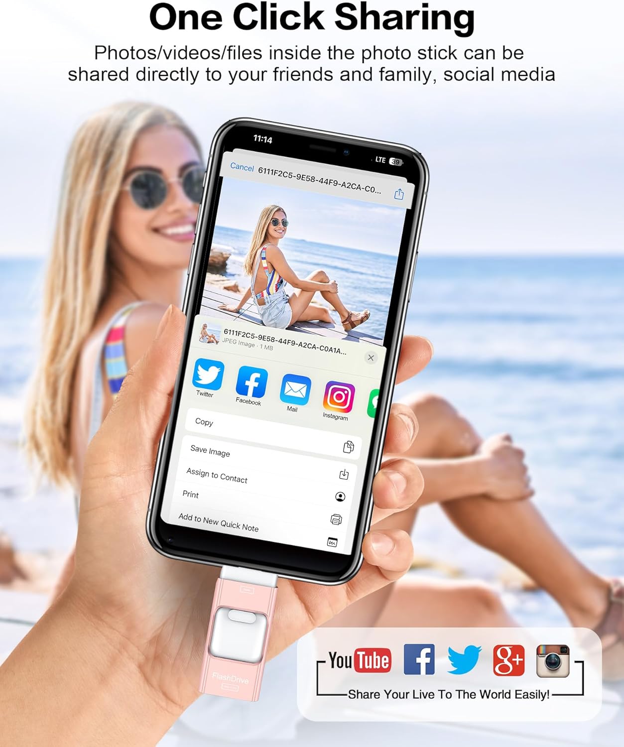 ZARMST 256GB, Flash Drive for iPhone Photo Stick Thumb Drive USB Stick High Speed Transfer USB Drives External Storage