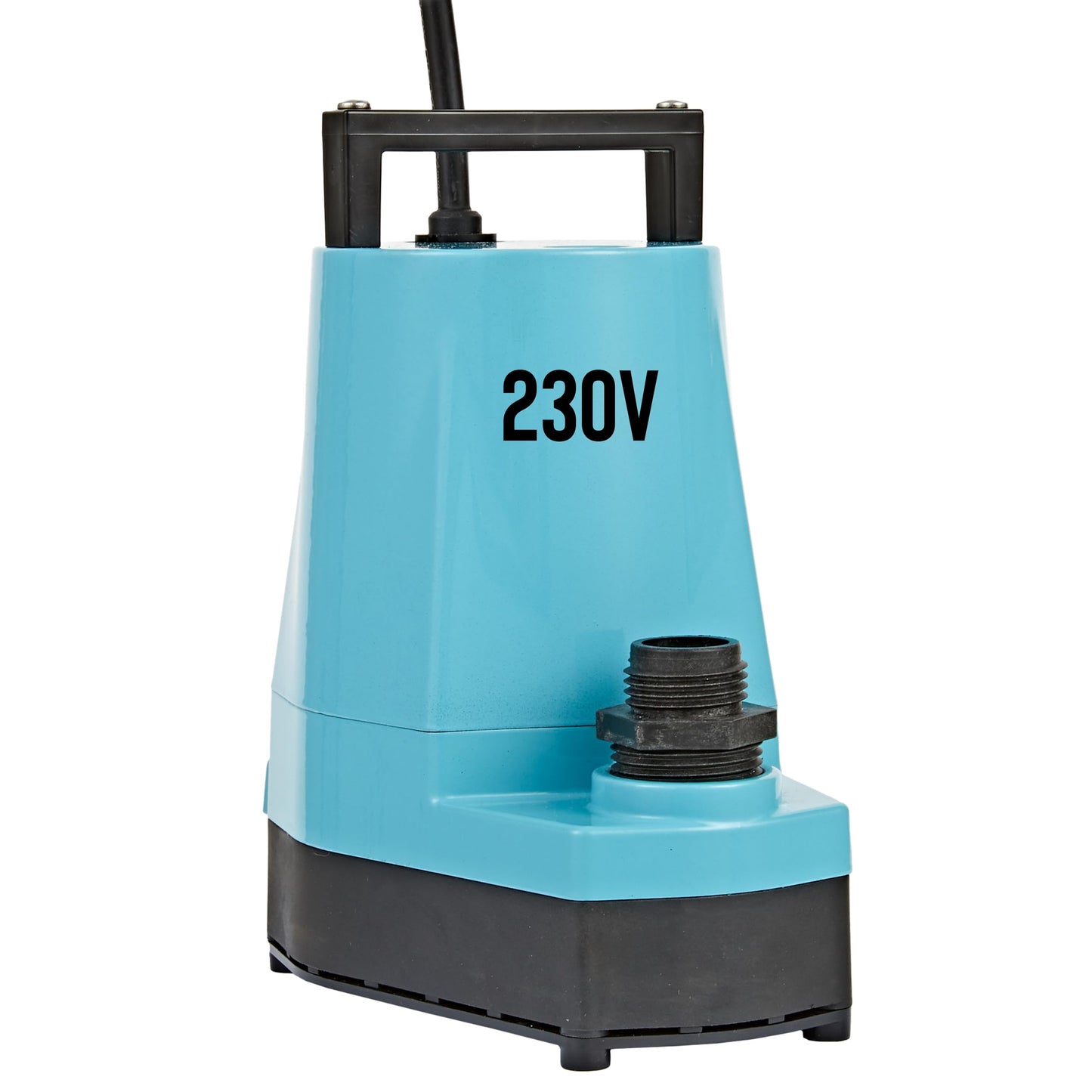 Little Giant 5-MSP 230-Volt, 1/6 HP, 1500 GPH Manual Aluminum Utility Pump, 12-Ft. Cord (plug-less), Blue, 505714