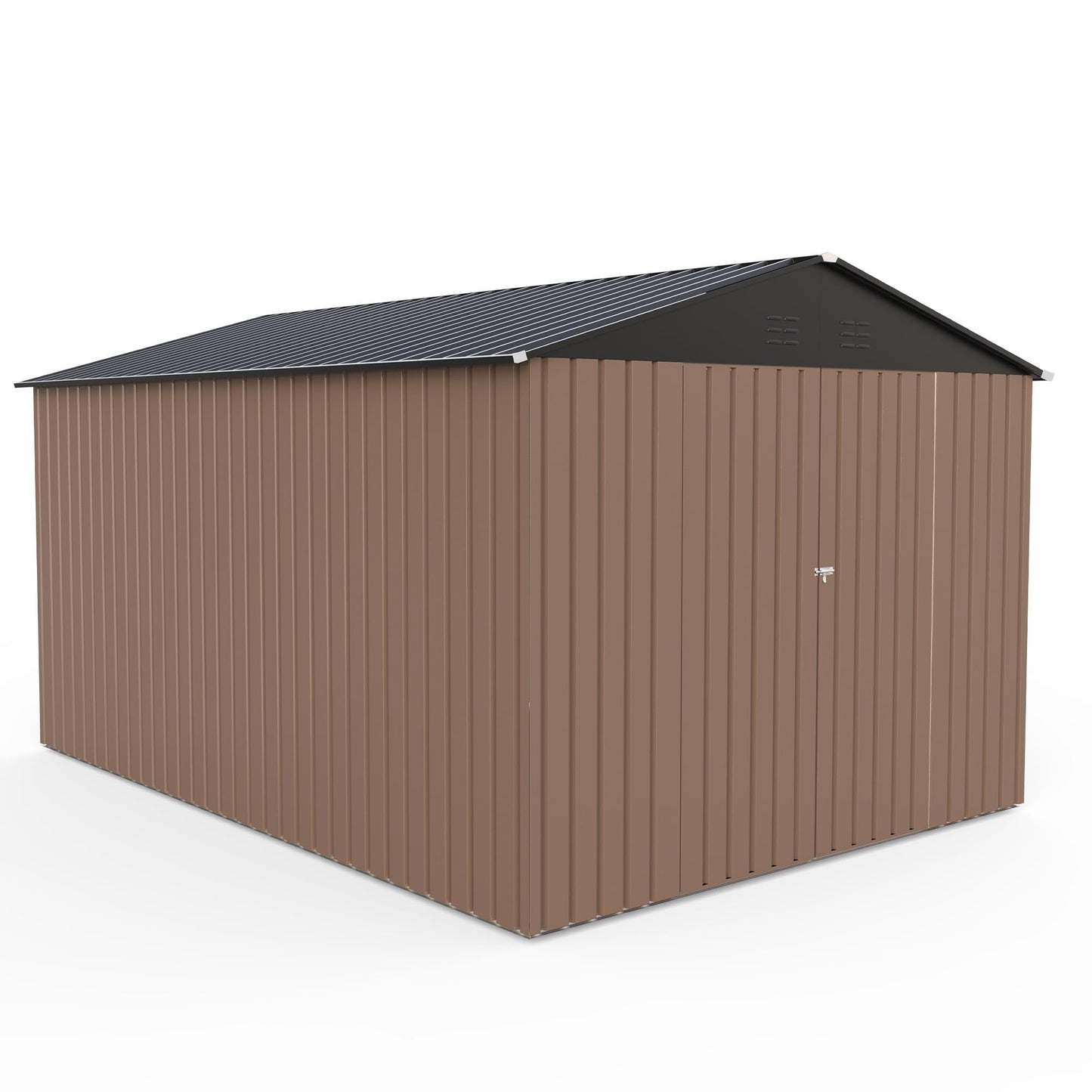 8 x 12 FT Outdoor Storage Shed, Metal Garden Shed with Updated Frame Structure, Tool Sheds for Backyard Garden Patio Lawn
