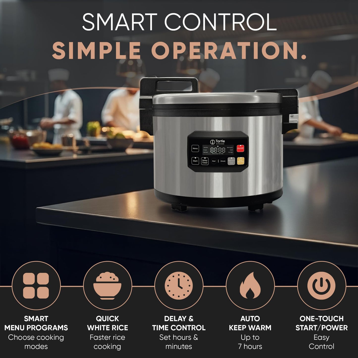Dual-unit commercial rice cooker bundle
