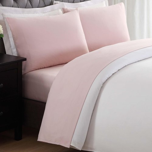 My World Kids Solid Blush Twin Sheet Set