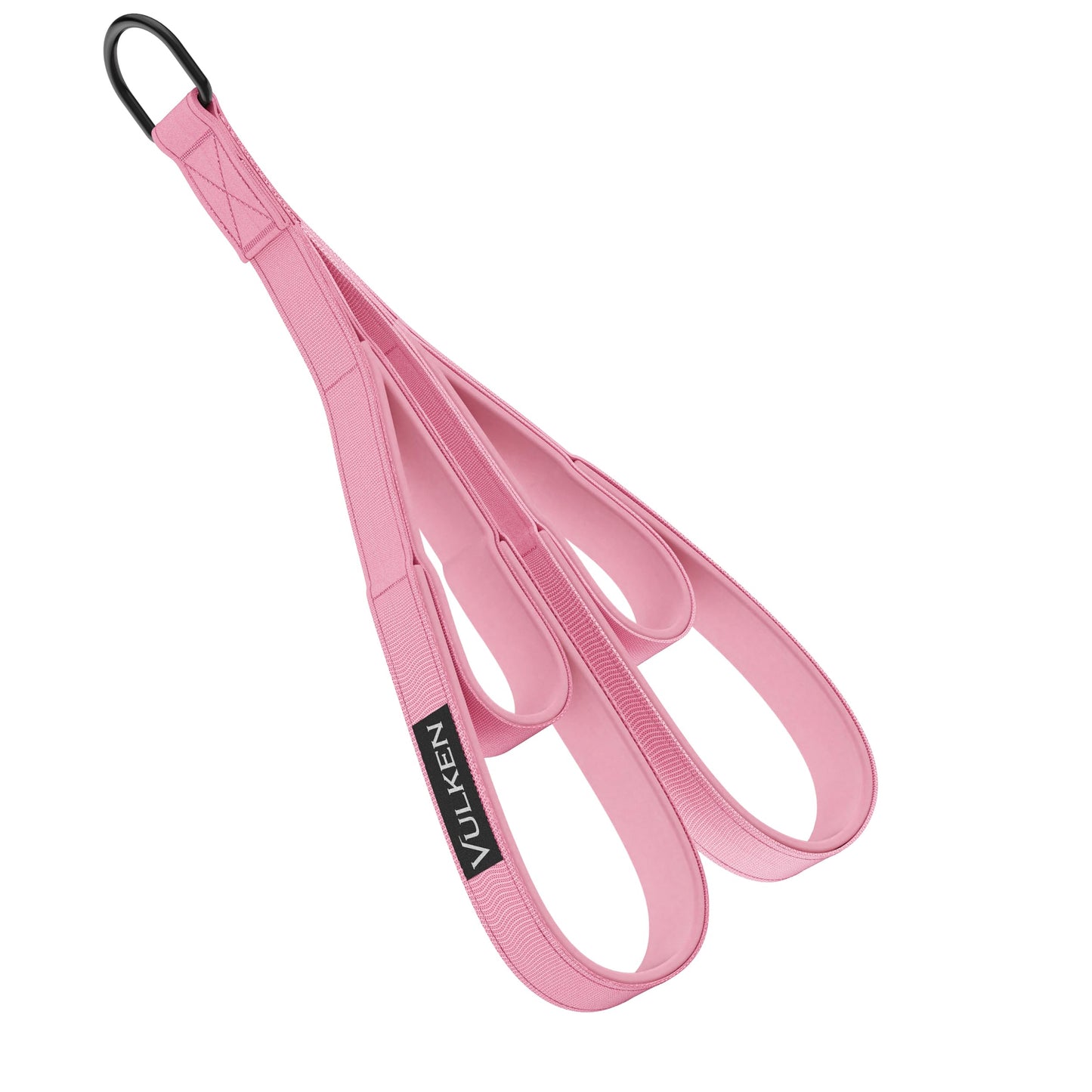 Vulken Tricep Rope Cable Attachment. 24 Inch & 17 Inch Two Lengths Built in One Pull Down Rope. Triceps Extension Straps Gym Equipment. Home Workout Handles for Resistance Bands, Pink