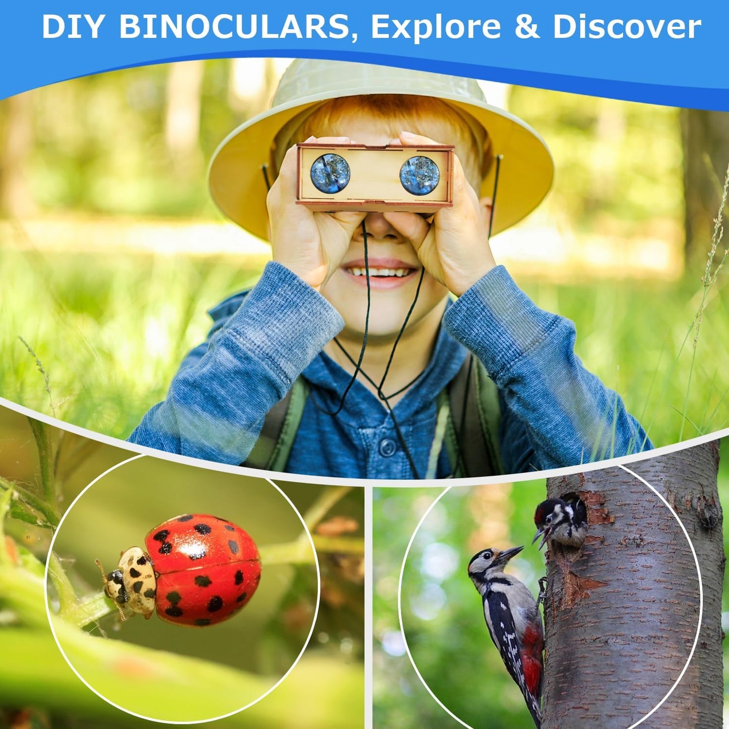 Poraxy 6 in 1 STEM Kits for Kids | Educational Science Projects & 3D Wooden Puzzles | Ages 8-13