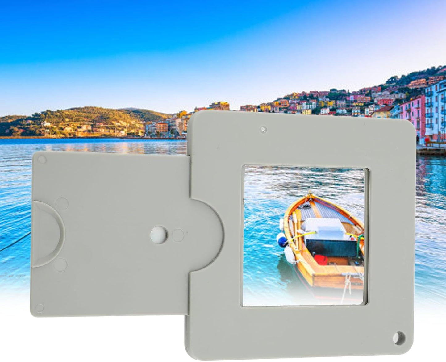 Luqeeg Plastic Painting View Finder, Gray Value Comparison, Landscape Design, Color Isolation View Finder with Sliding