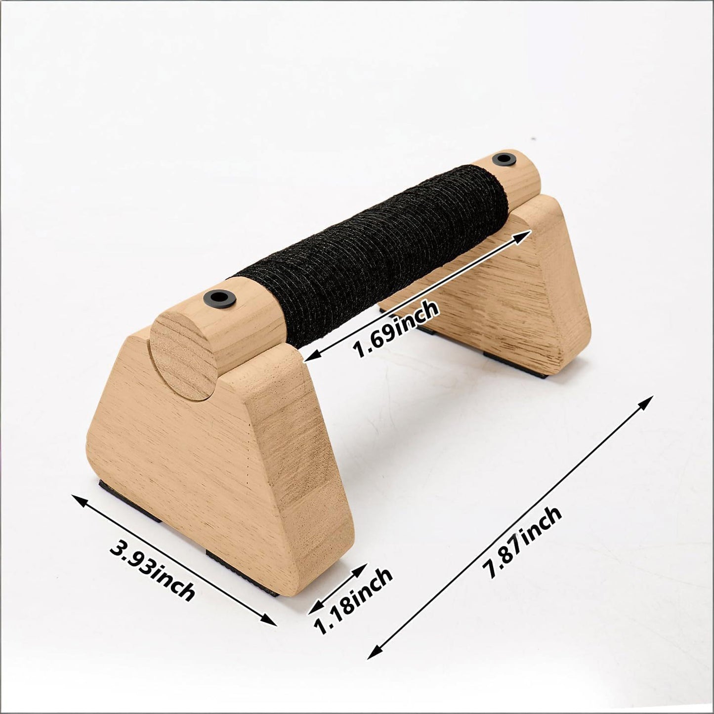 Dlengyanmi Wooden Fitness Equipment - Portable Home Calisthenics Equipment, Universal from Beginner to Advanced, Men's Inverted and Push Up Handle ﻿