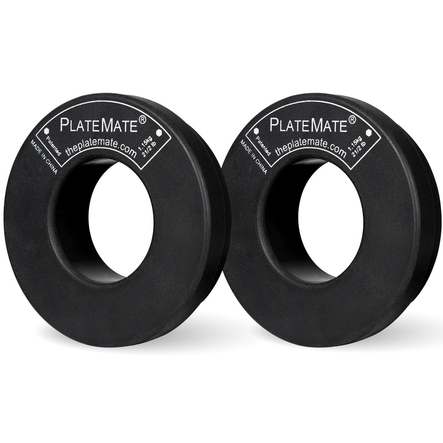 PlateMate Microload Pair 2 1/2 lb. Magnetic Donut Weights