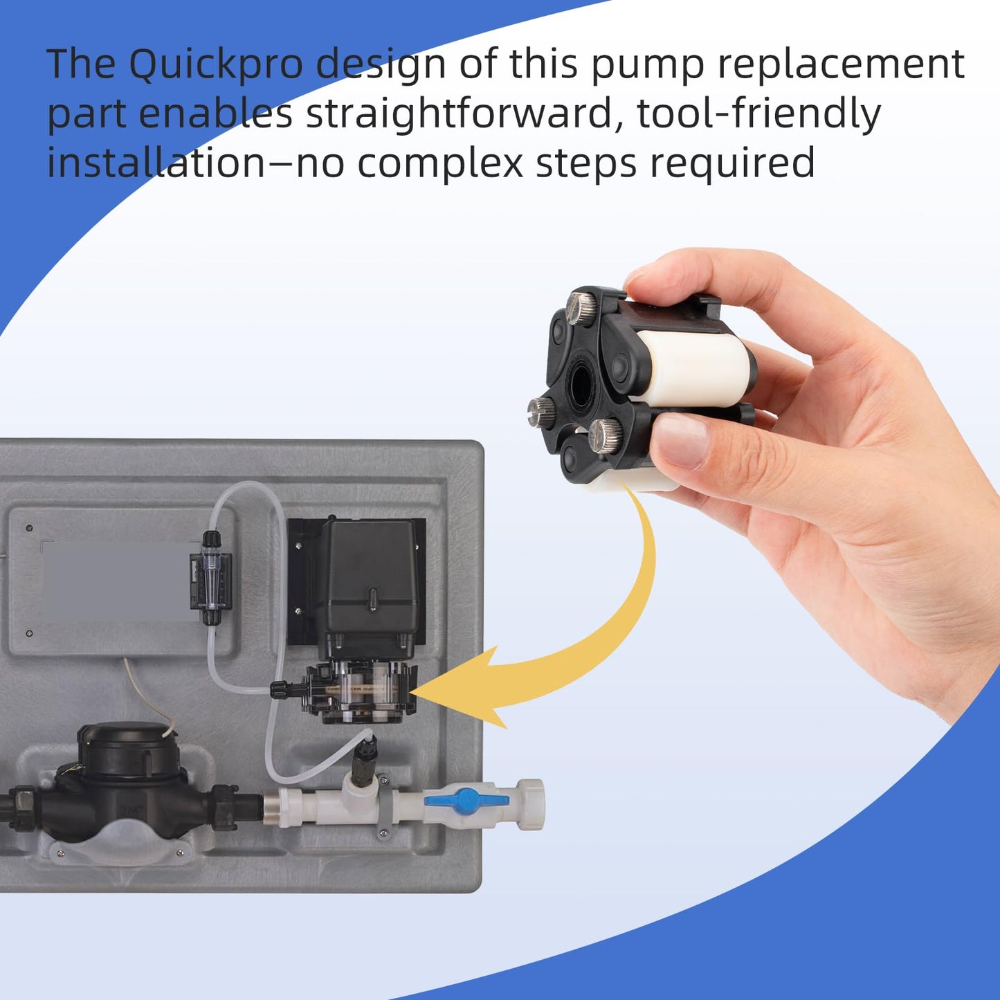 Four Pack Pump Roller Assembly QP500 Quickpro Compatible with Classic, SVP & M128 Series Pumps, Replacement for Pump Roller Wear & Tear