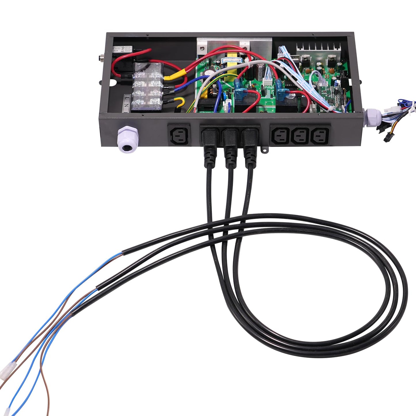 iDOTODO Infrared Sauna Electrical Control Box and Infrared Sauna LCD Control Panel with a Temperature Control Probe, 149℉, 60Min (110, Volts)