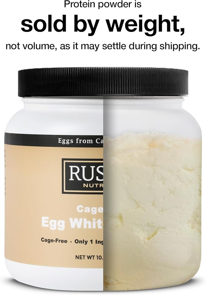 Cage-Free Egg White Protein Powder, USA-Sourced, 21g Protein, 0g Fat, 0g Sugar, 0g Cholesterol (Unflavored, 48 Oz)