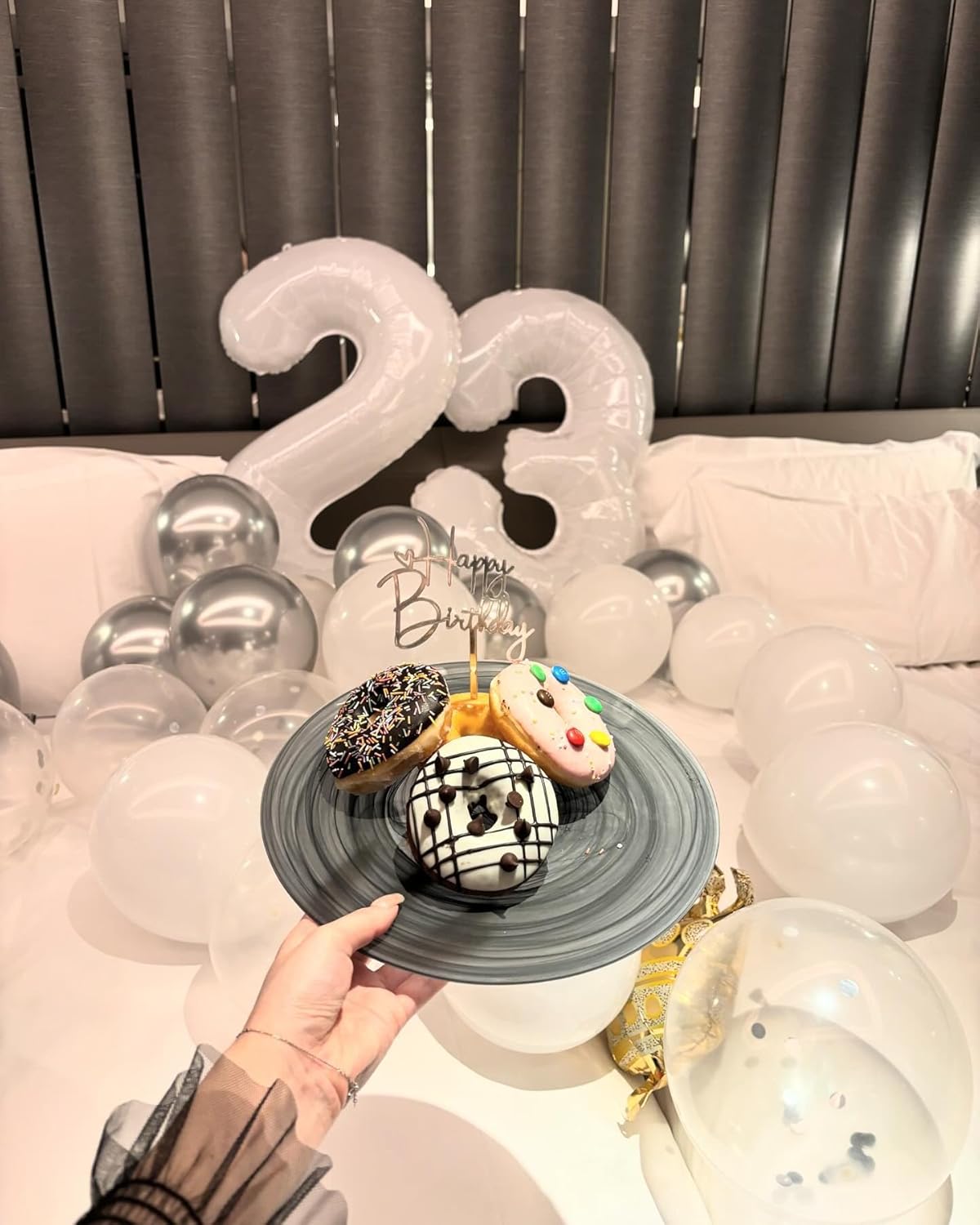 Translucent White Number Balloon - 40 Inch 0 Balloon for Birthday Decorations | Party Supplies for All Ages