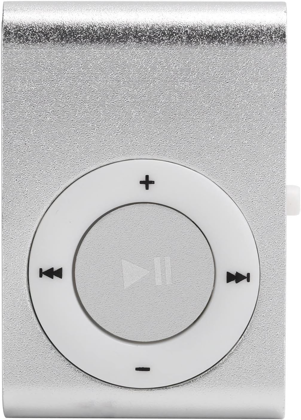 Yosoo Health Gear MP3 8GB Mini Player Portable Digital Music Player Silver, Back-Clip Wearable Sports Music Player