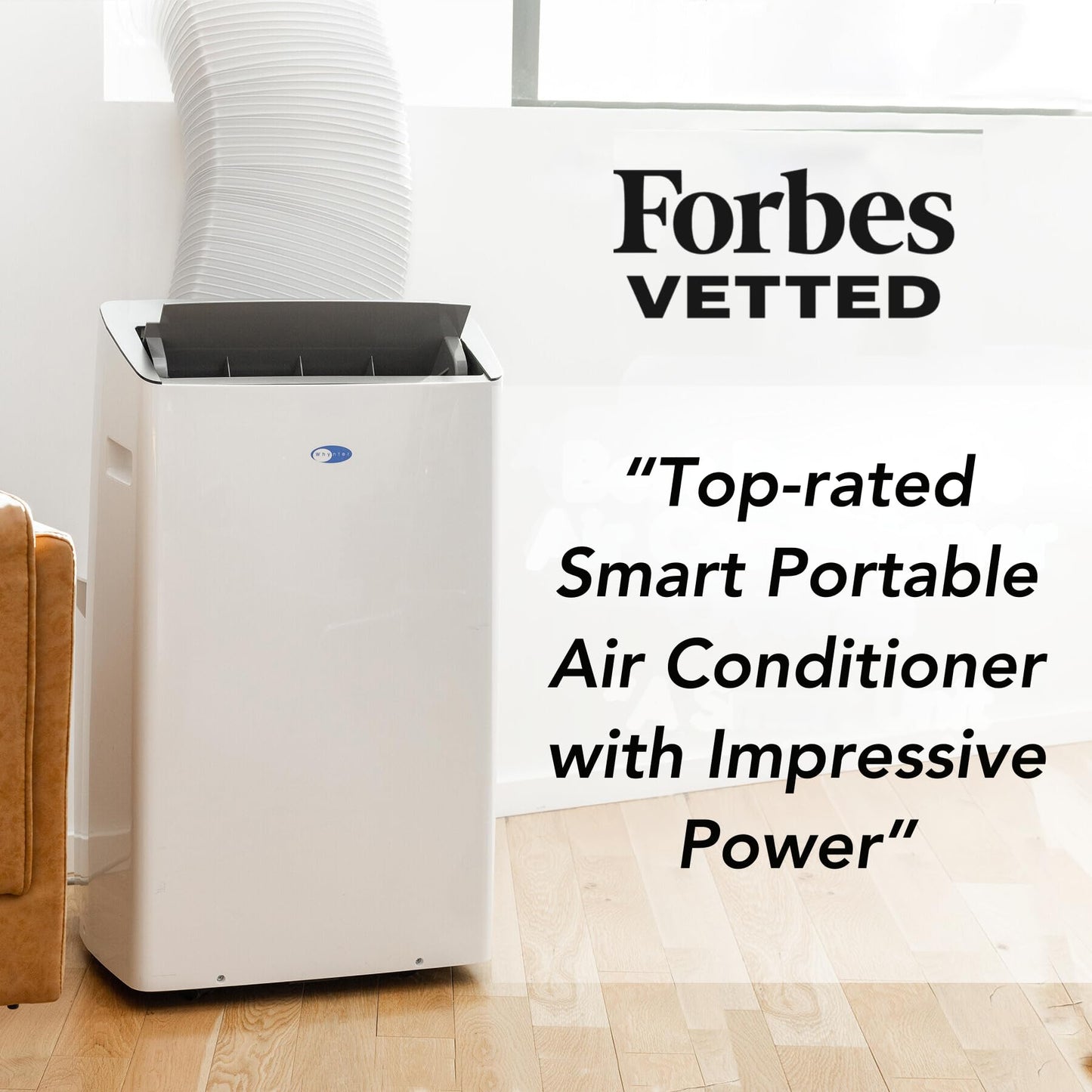 Whynter ARC-1230WNH 14,000 BTU (12,000 BTU SACC) NEX Inverter Dual Hose Cooling Portable Air Conditioner, Heater, Dehumidifier, and Fan with Smart Wi-Fi, Up to 600 sq ft in White