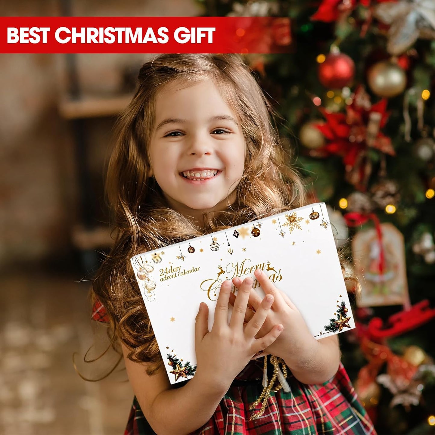 Skiennix Christmas Advent Calendar Bracelets - 24 Days of Fun Countdown | 14 Collectible & 10 DIY Jewelry Kits for Teens & Kids