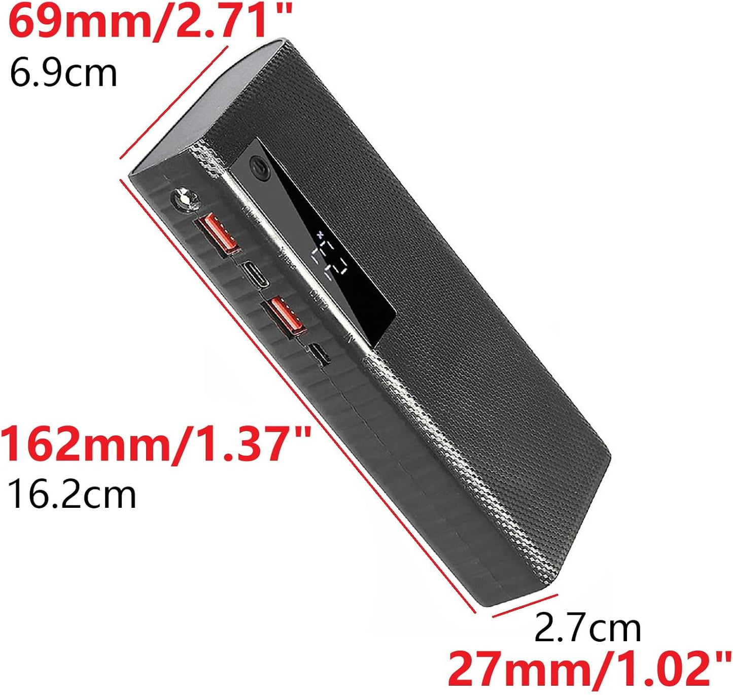 ZEZEFUFU 5 21700 DIY * Battery Charger Case Power Bank Box Fast Charging Free Soldering