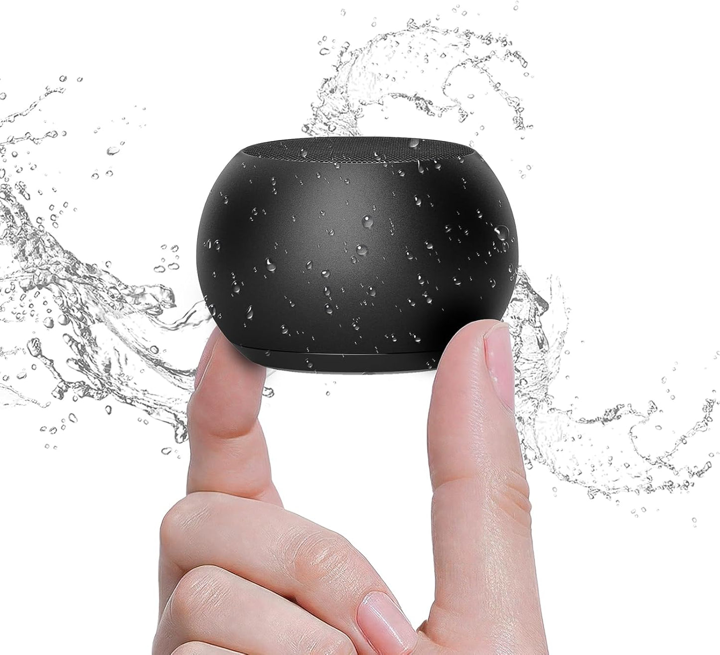 dotn 2026 5W IP7 8H Mini Bluetooth Speaker, Super Bass Portable Wireless Speaker with Lanyard, Waterproof Playtime