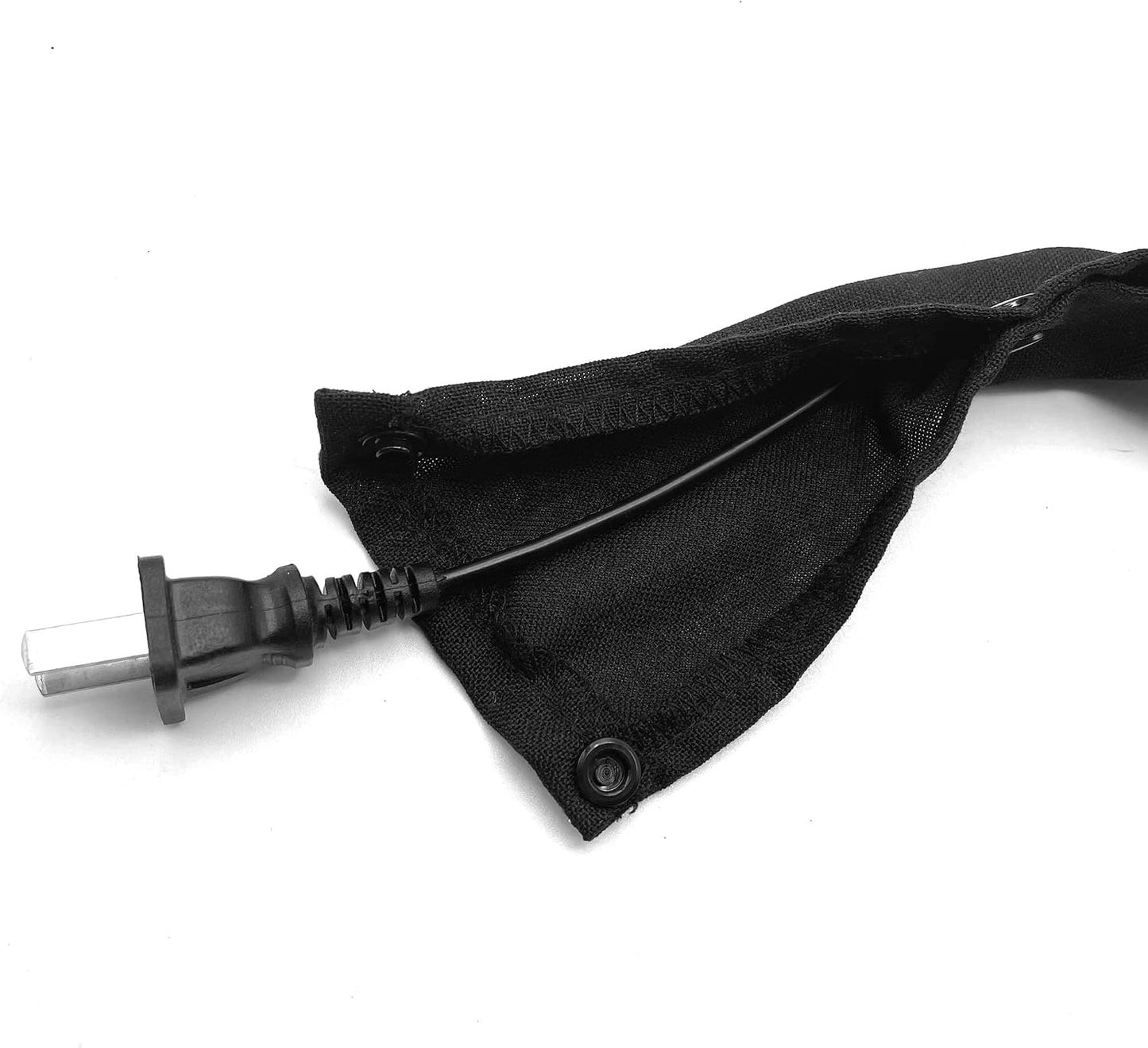 ECUDIS 2 Packs 6 Chandelier Chain Cover Cord Cover Feet, Great for Lamps, Light Fixtures, and Desks, Cable Management