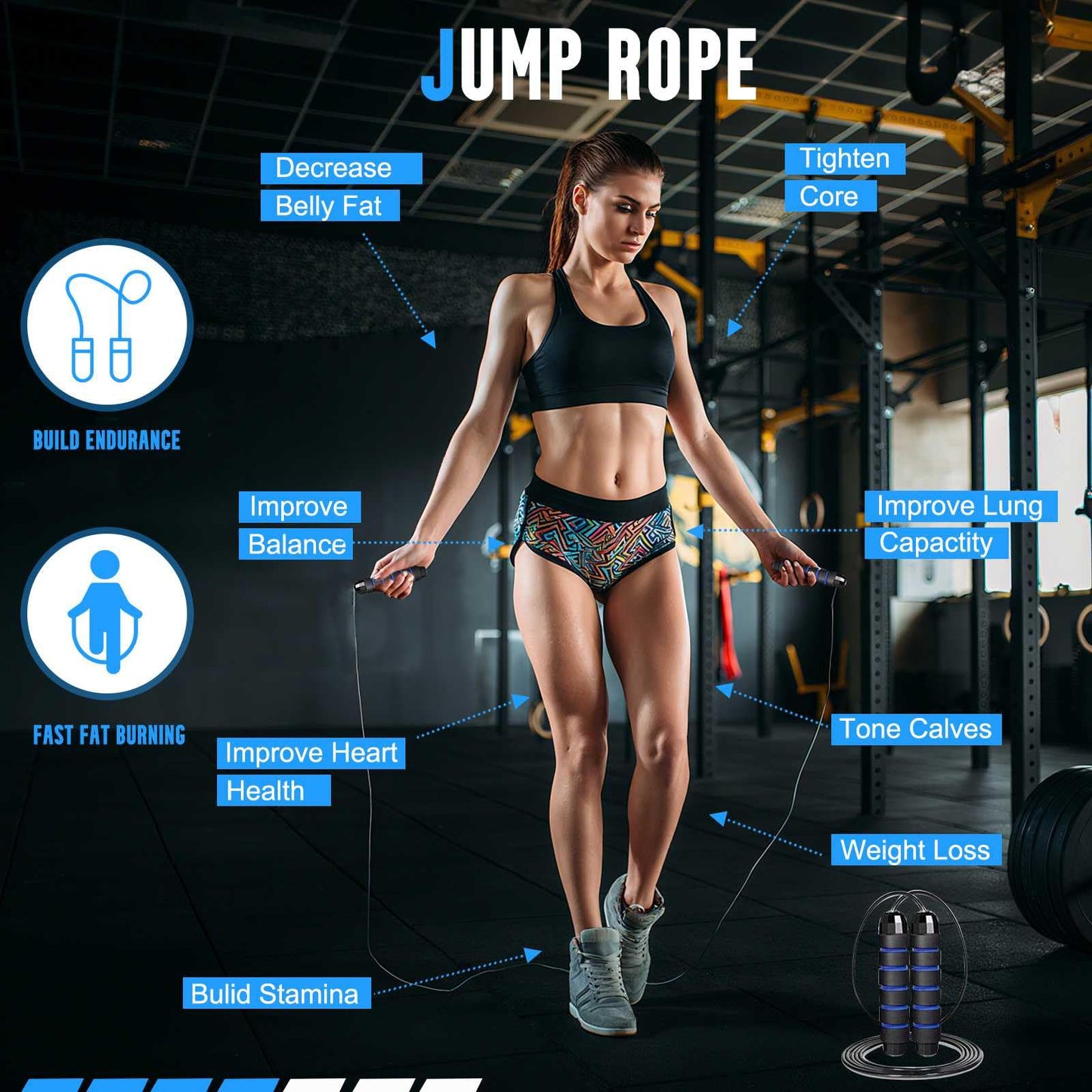 YGORTECH Agility Ladder, Soccer Training Equipment Set, 4 Agility Hurdles, 20ft Speed Ladder, Running Parachute, 12 Football Cones, Jump Rope | Soccer Basketball Athletes Speed Training Blue