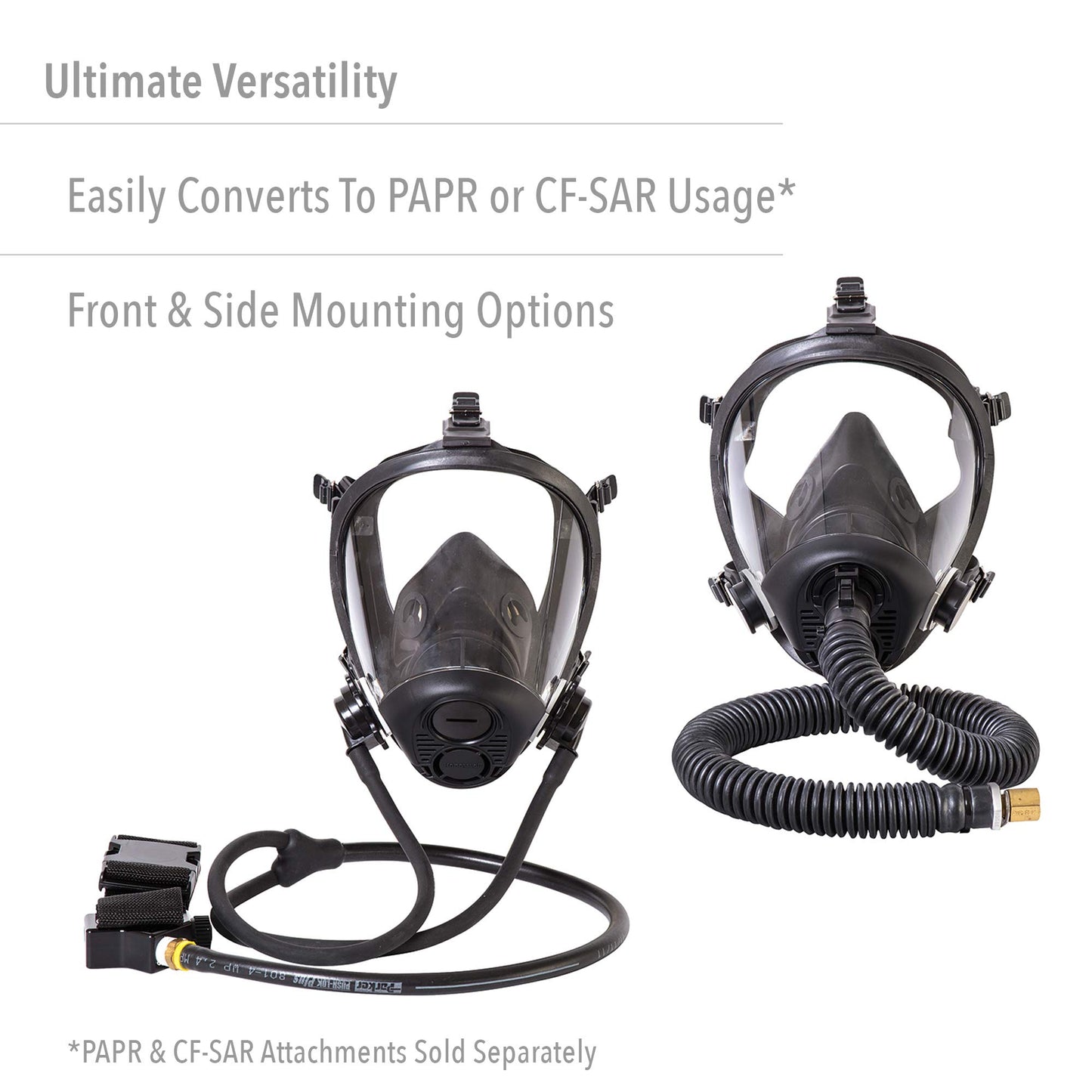 Honeywell North RU6500 Series Niosh-Approved Full Facepiece Silicone Respirator, Medium (RU65001M)