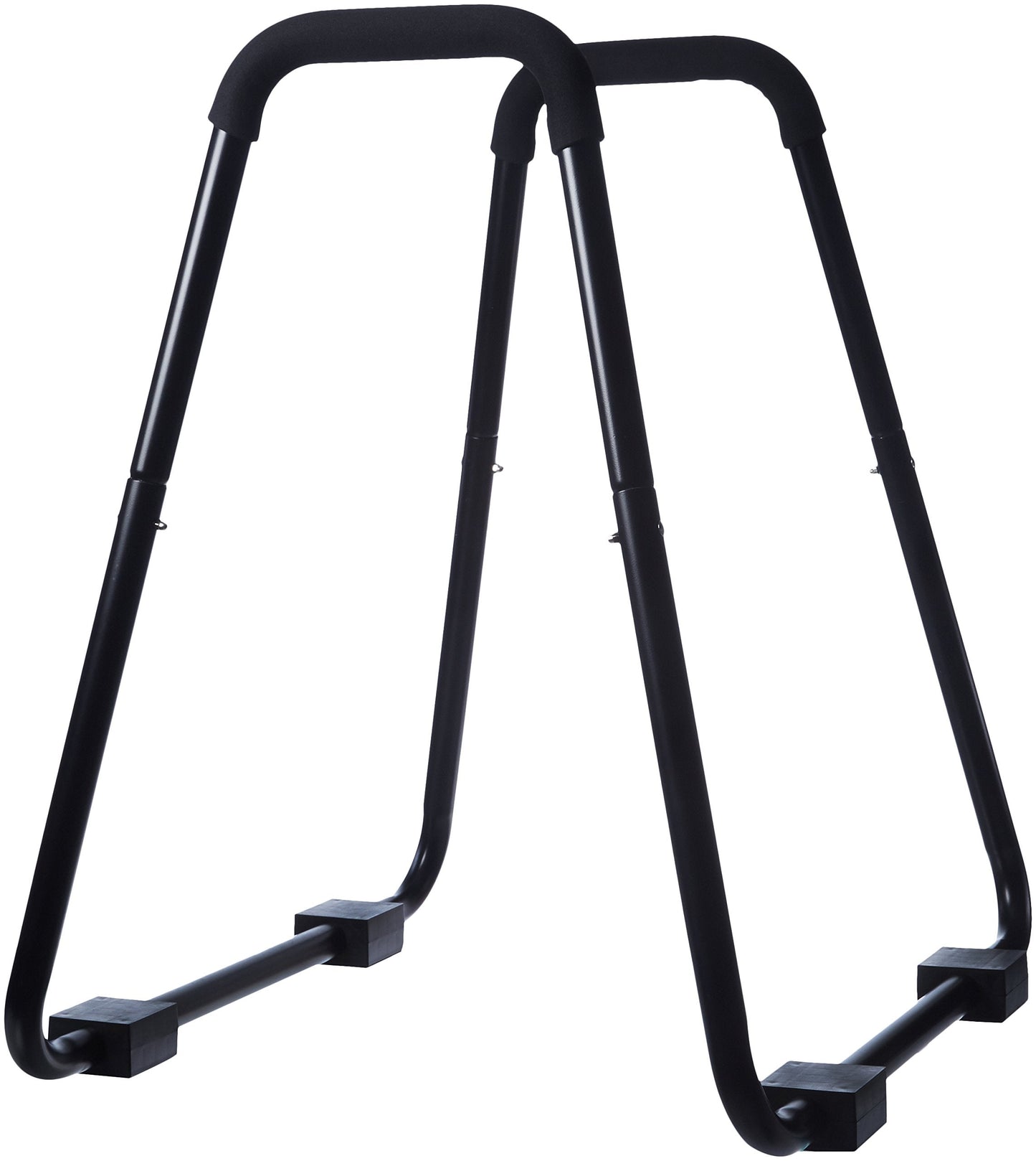 Amazon Basics Dip Bar Station, Portable Strength Training Stand for Tricep Dips & Calisthenics, Home Gym, 661 lb Weight Capacity, Black