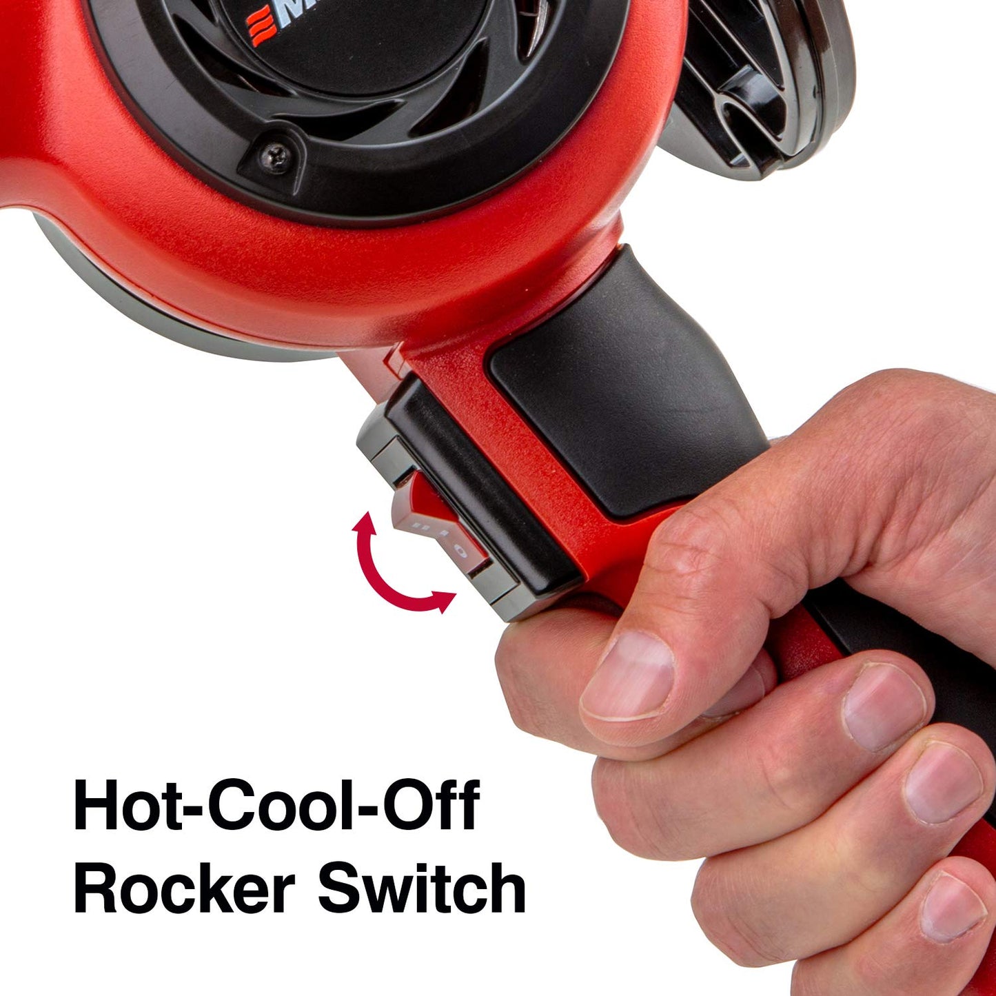 Master Appliance HG-501T Lightweight Industrial Heat Gun, High Airflow, Lightweight Plastic Housing, Great for Handheld Use, Adjustable Stand-1200F, 120V, 1680W, 14 Amps - Assembled In USA