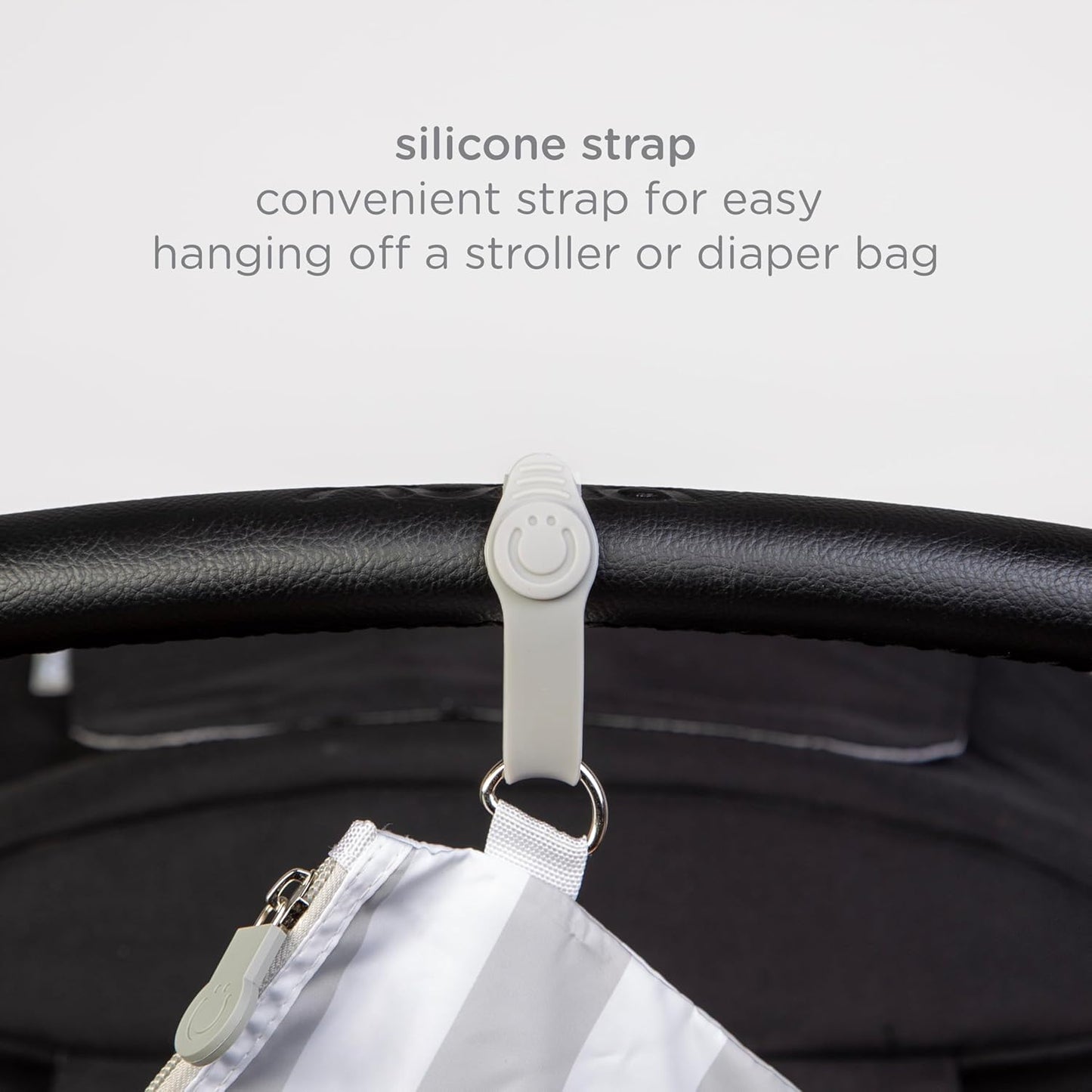 Ubbi Portable Changing Mat - Soft & Comfortable Diaper Bag Accessory for Newborns | Easy to Clean, Gray