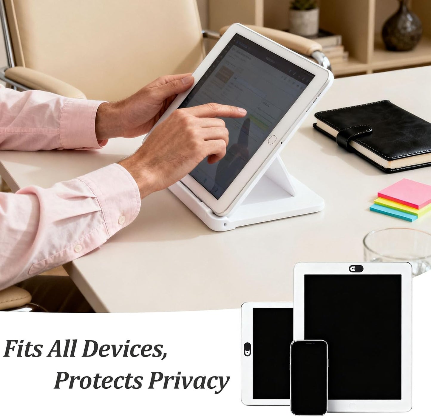 Brvlsoc (25-Pack) Webcam Cover Slide Ultra-Thin Privacy Camera Blocker for MacBook, iPhone, iPad, Laptop, PC