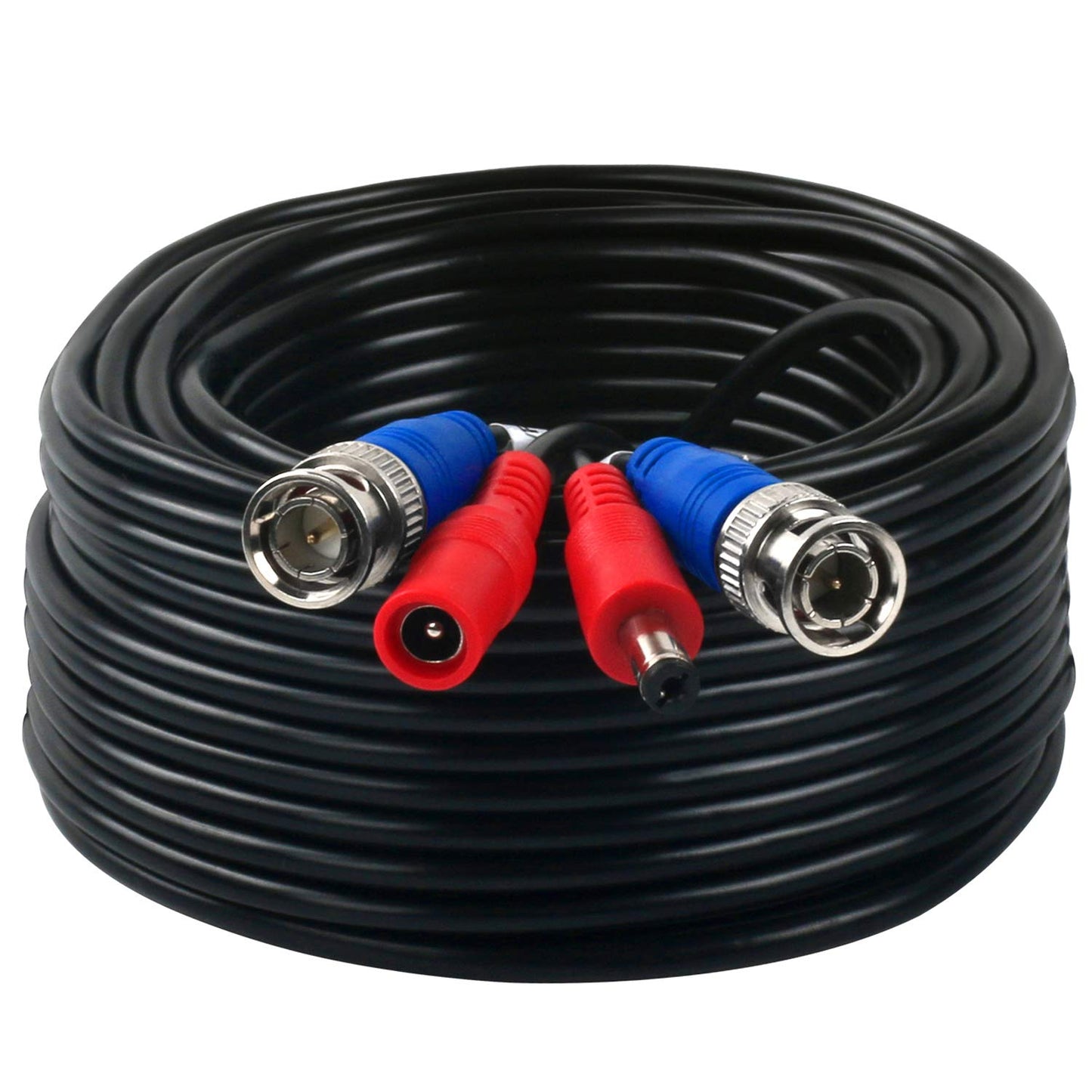 2 Pack 60 Feet BNC Video Power Cable,BNC Extension Wire Security Camera Wire with Connectors for CCTV Camera DVR