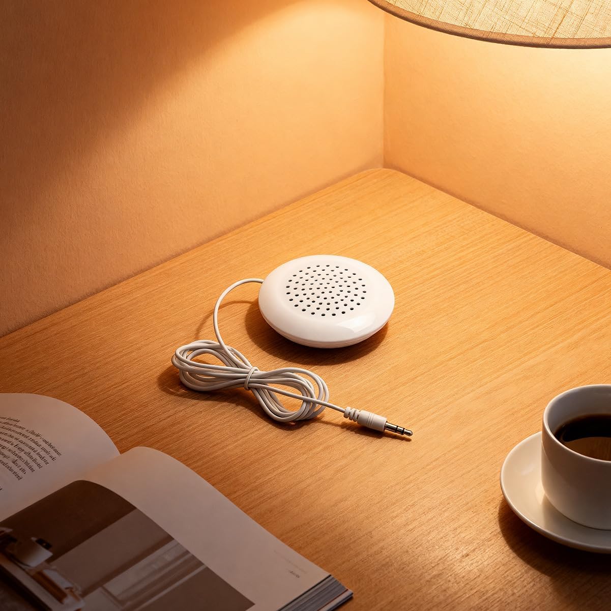 HANYAUKU 3.5mm MP3/MP4/Phone/CD/Player, Pillow Speaker, Mini Stereo Speaker Replacement, Portable DIY Sleep Device