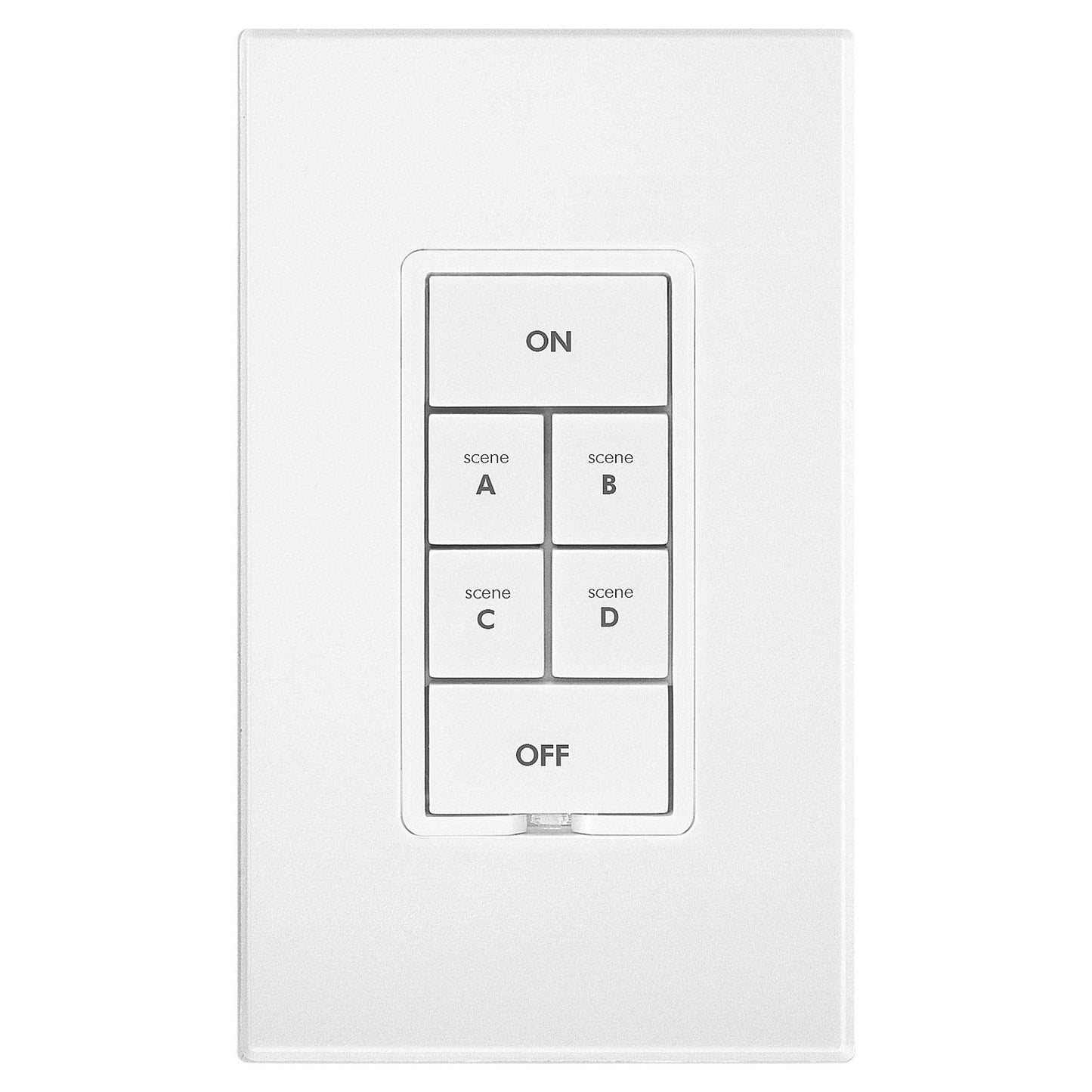 Insteon Smart Light Switch Smart Keypad, in-Wall 6-Button On/Off Scene Controller, Connect Up to 5 Devices, 150W LED Capacity, Works with Alexa & Google Assistant, Hub Required - 2487S