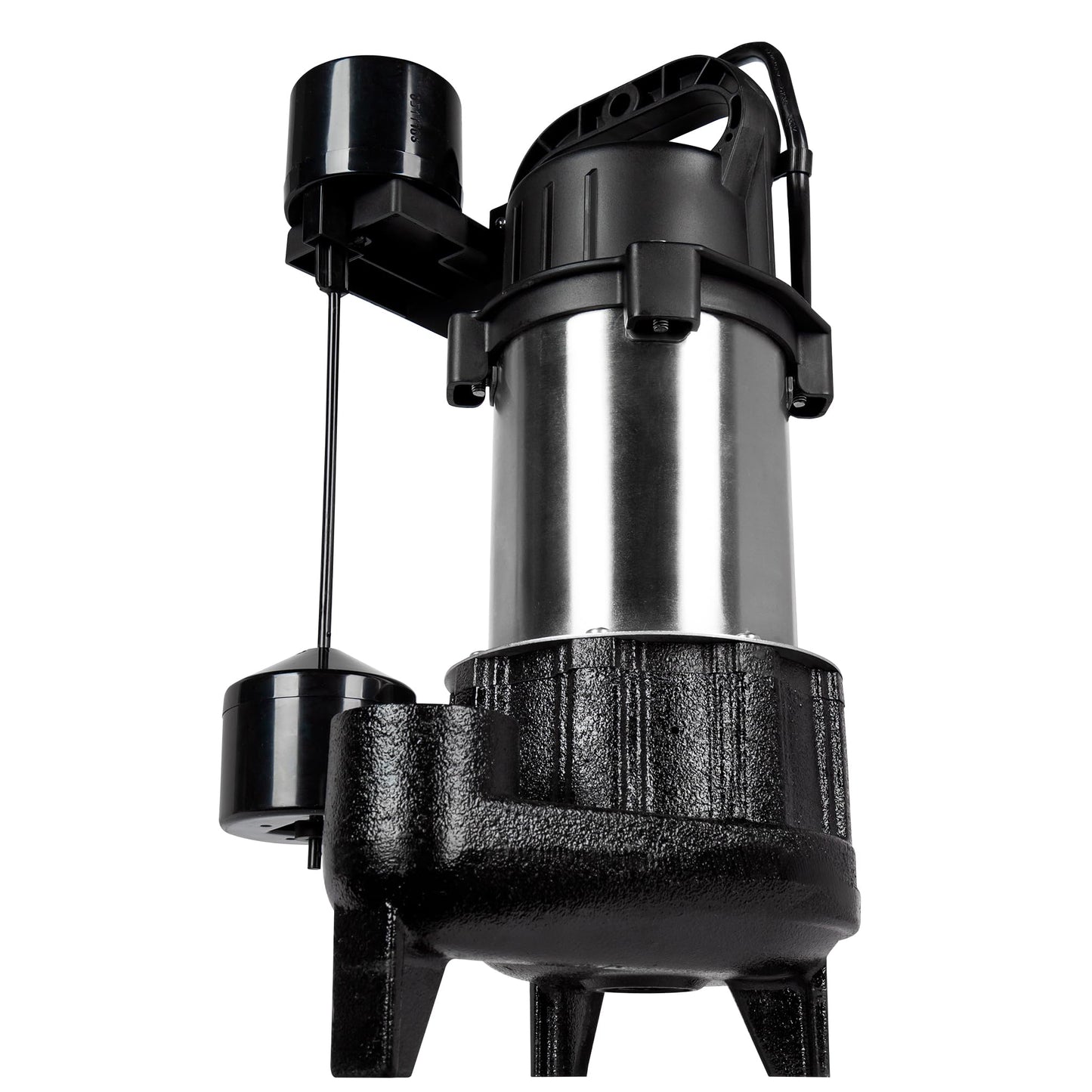 Little Giant 16EC-SSA-V 115 Volt, 1 HP, 4800 GPM Sump or Light Effluent Pump with Piggy-back Vertical Switch, 10-Ft. Cord, Black, 14942785