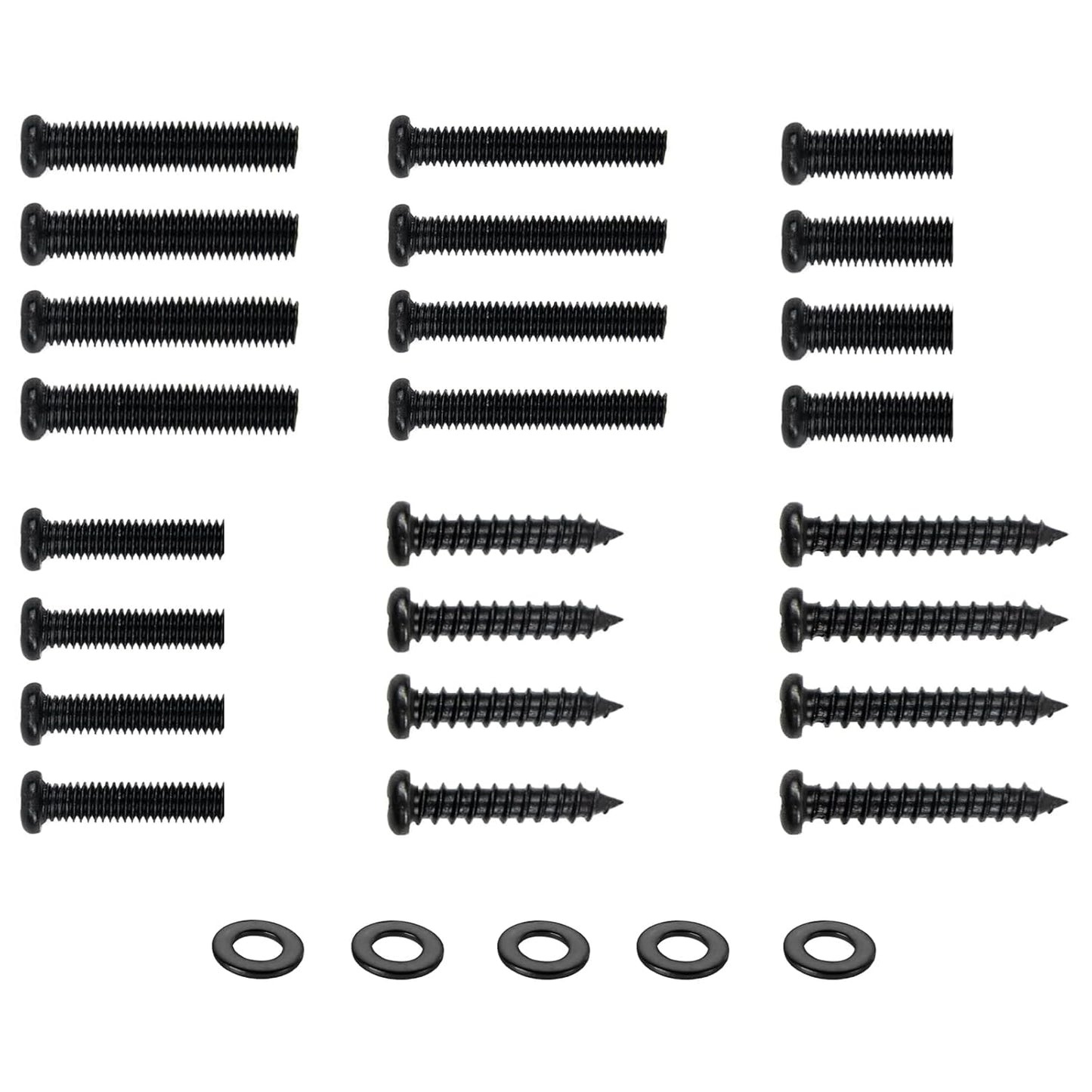 Maozhren TV Stand Screws and Washers for All TV Stand Legs Screws Kit for TCL Hisense Samsung LG Vizio JVC Onn Sony