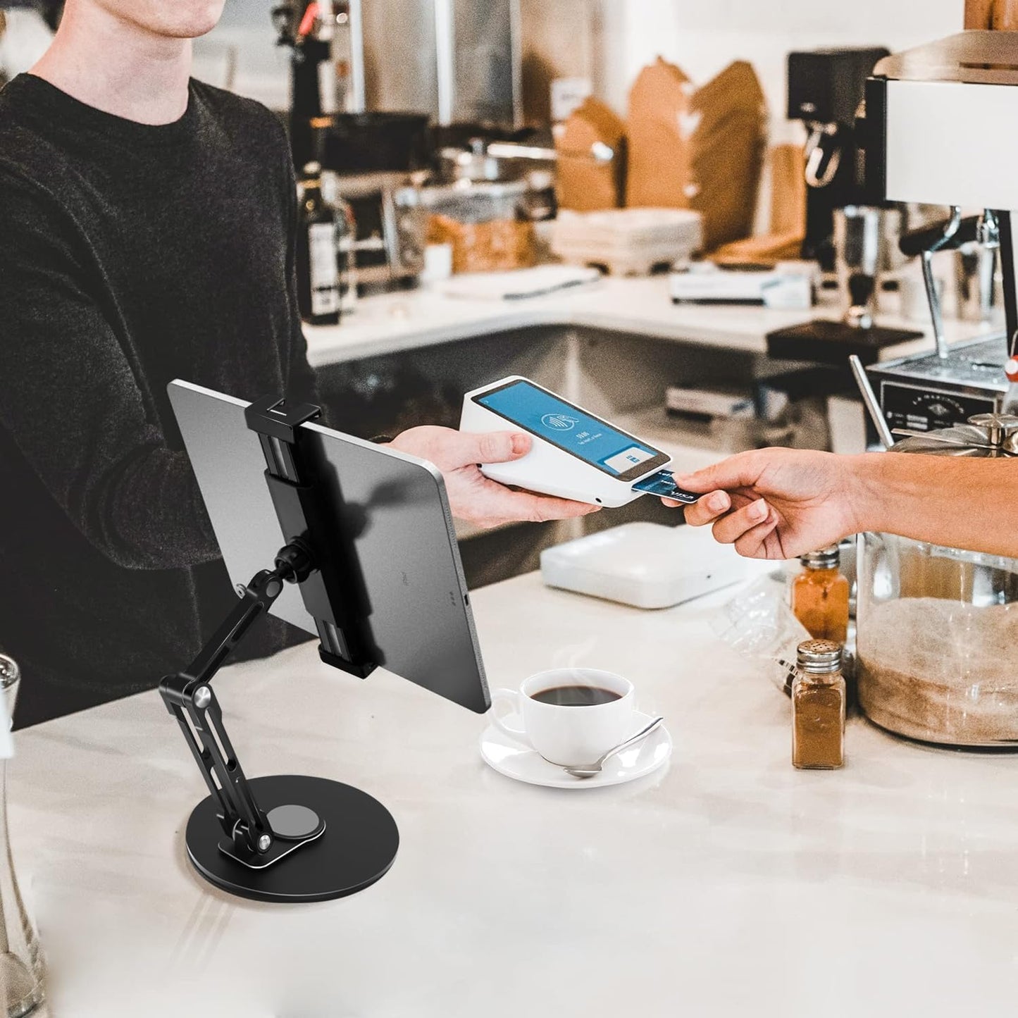 Bimo 15.6'',16'',360Rotate 4.7''-16'' Tablet Stand Holder for ipad,Portable Monitor Stand Holder for Base
