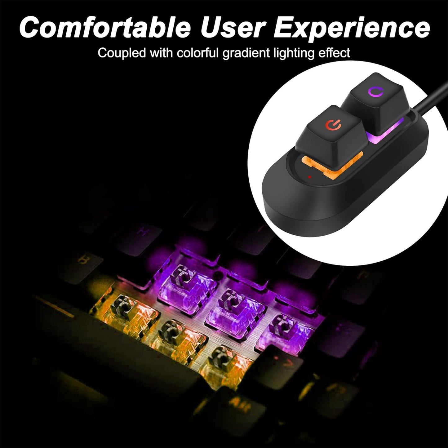 Reset (2M, MEIRIYFA Desktop Computer Power Switch Power Supply Cable, External PC Power Button Extension Cable with ON