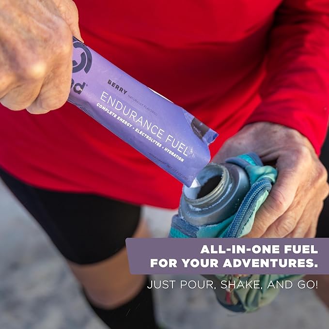 Tailwind Nutrition Endurance Fuel, Carbohydrate & Electrolyte Sports Drink Mix Powder, Gluten-Free, Vegan, Berry, 30 Servings
