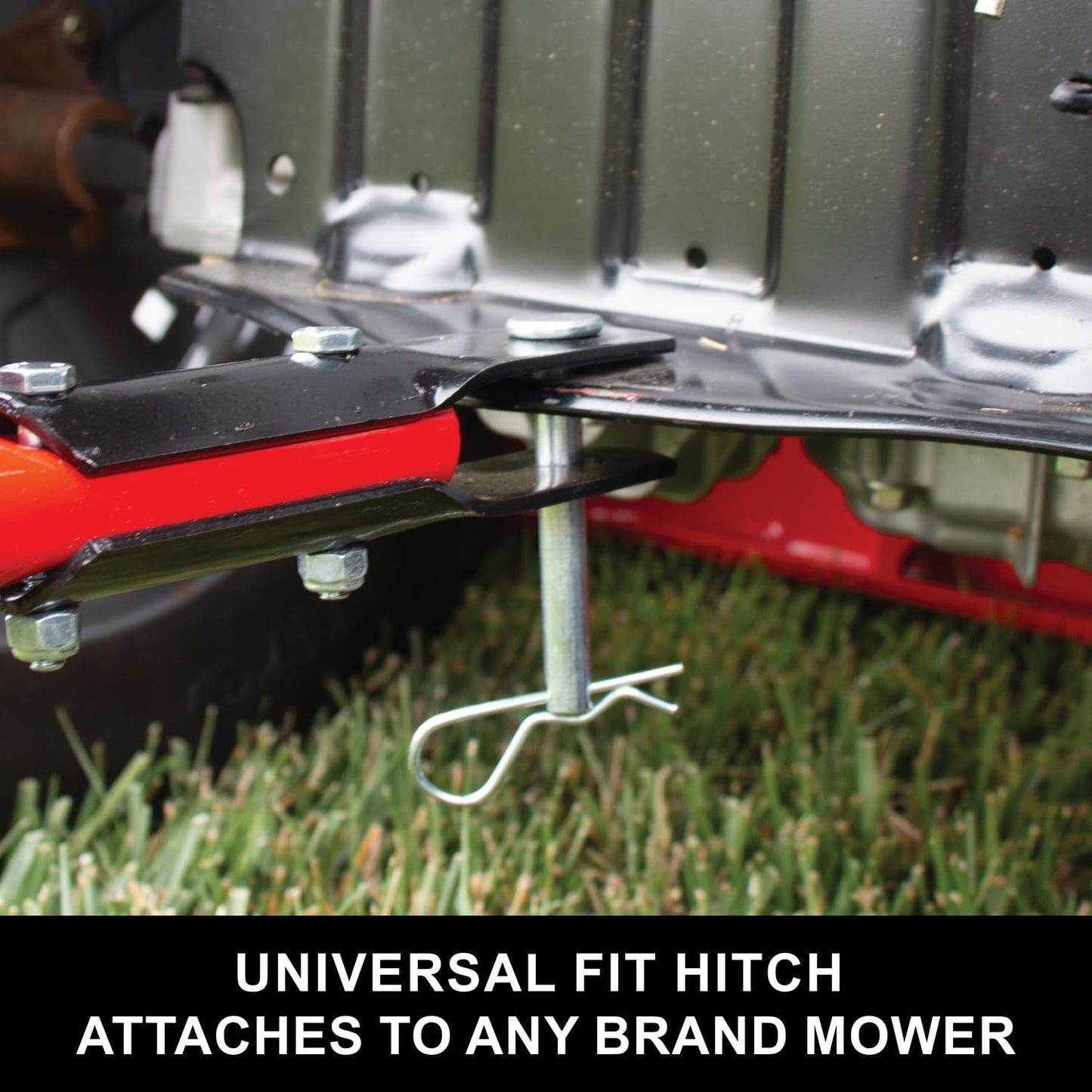 CRAFTSMAN Universal Tow Behind Broadcast Spreader for Seed, Fertilizer, and Ice Melt, 85 lb Capacity with Direct Rod Flow Control