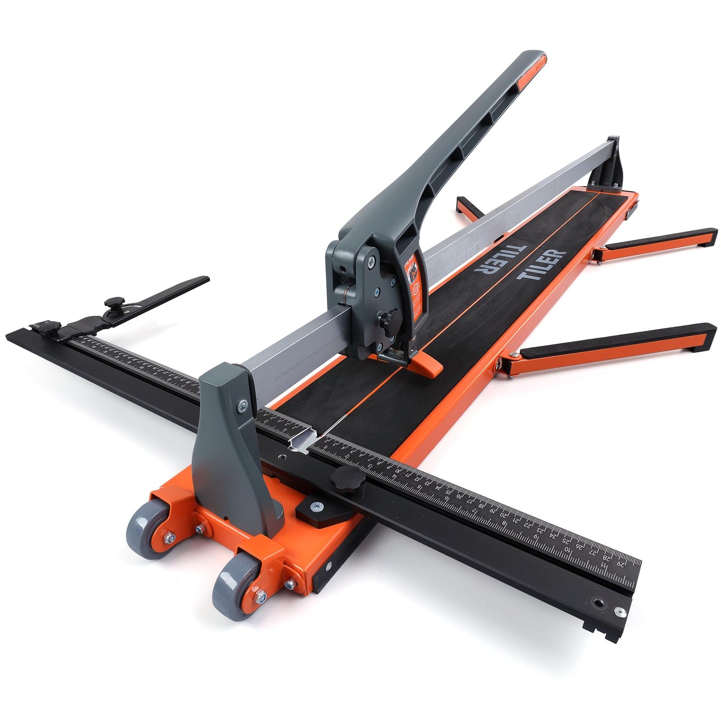 48 Inch Tile Cutter for Ceramic Cutting, Heavy Duty Manual Tile Cutter for Cutting Various Tiles Up to 16mm Thick with 4 Brackets