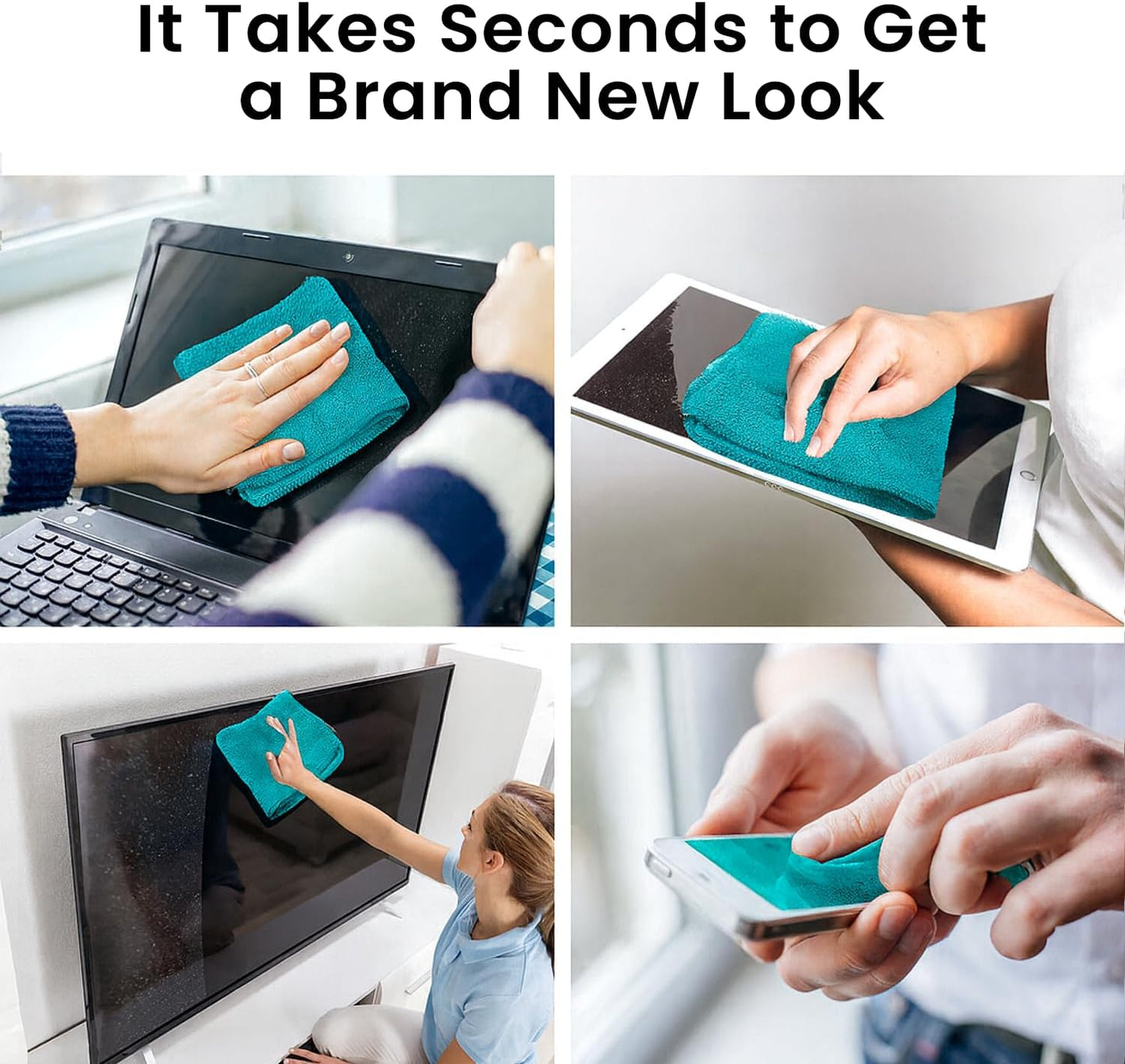 EVEO TV Screen Cleaner Spray (Streak-Free) TV Screen Cleaner for Smart TV, LCD, LED, OLED | Computer Screen Cleaner